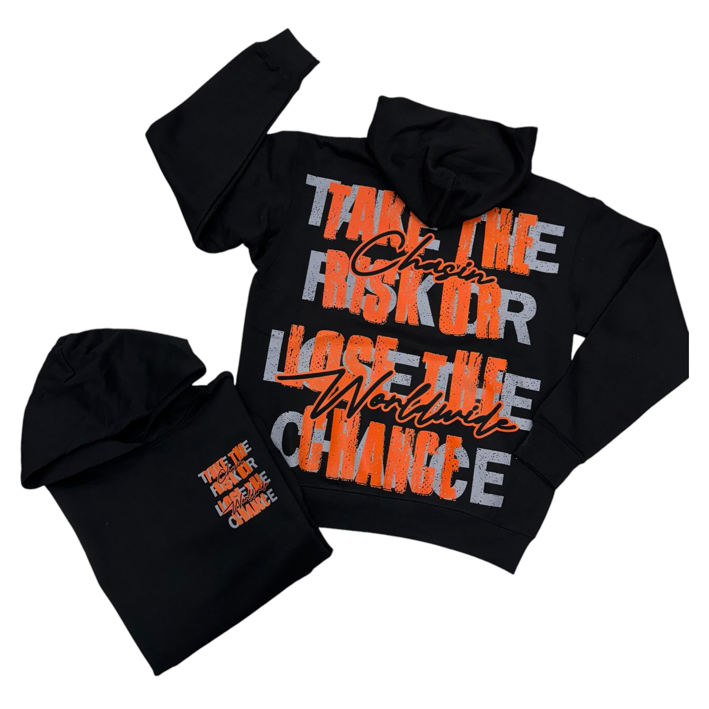 Chasing Risk Hoodie Black