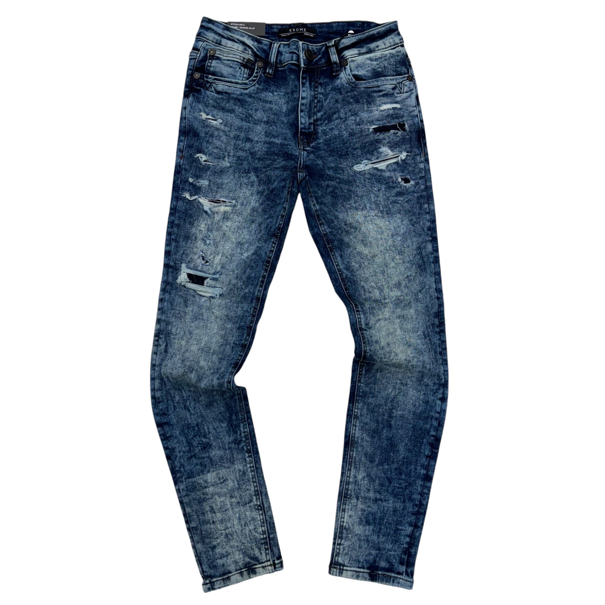 Mischief clean Rip Denim Tain Blue 3013