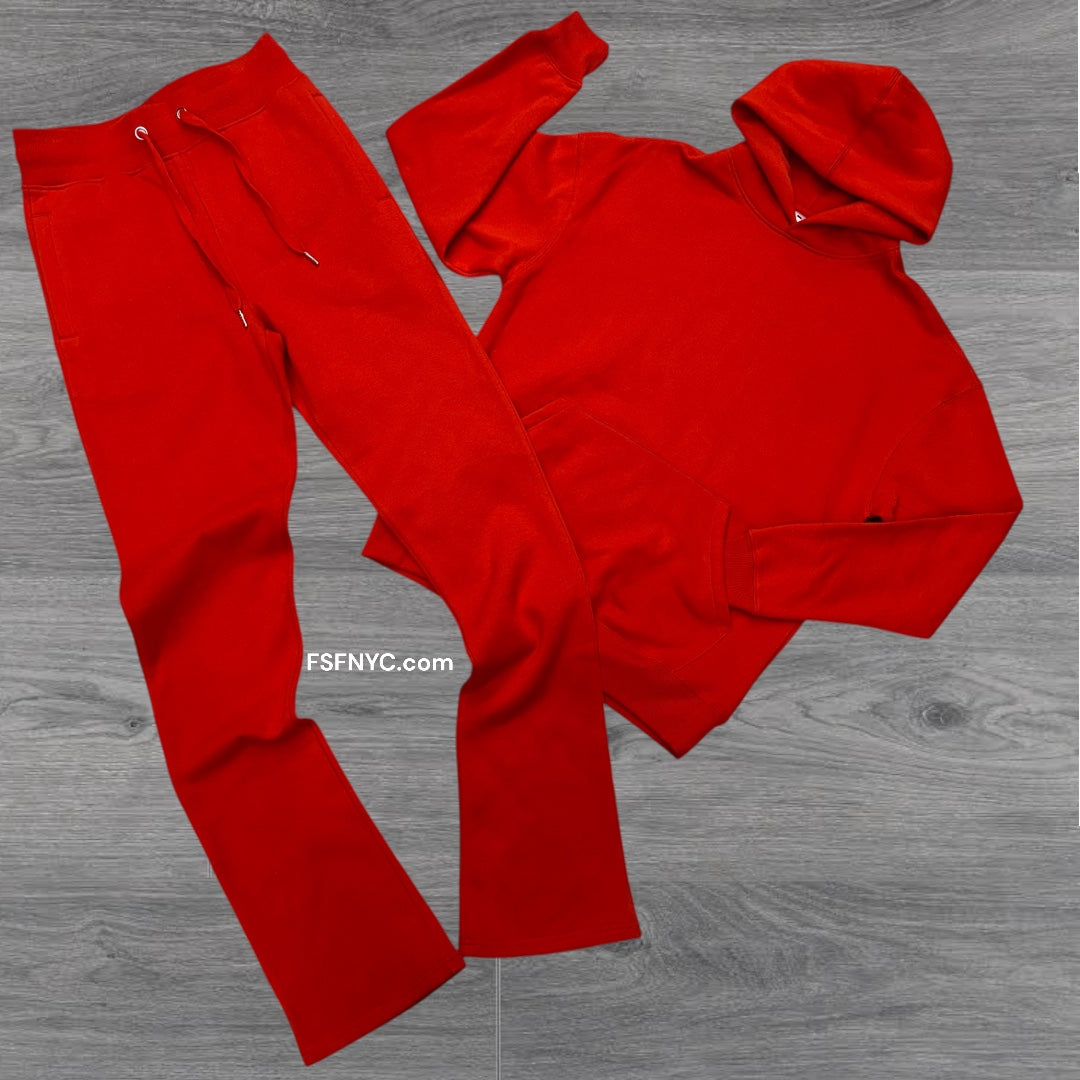 Narr STACKED UpTown Sweat Suit Red 1081