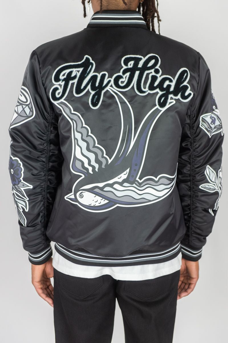 Fly High Flight jacket Black 546