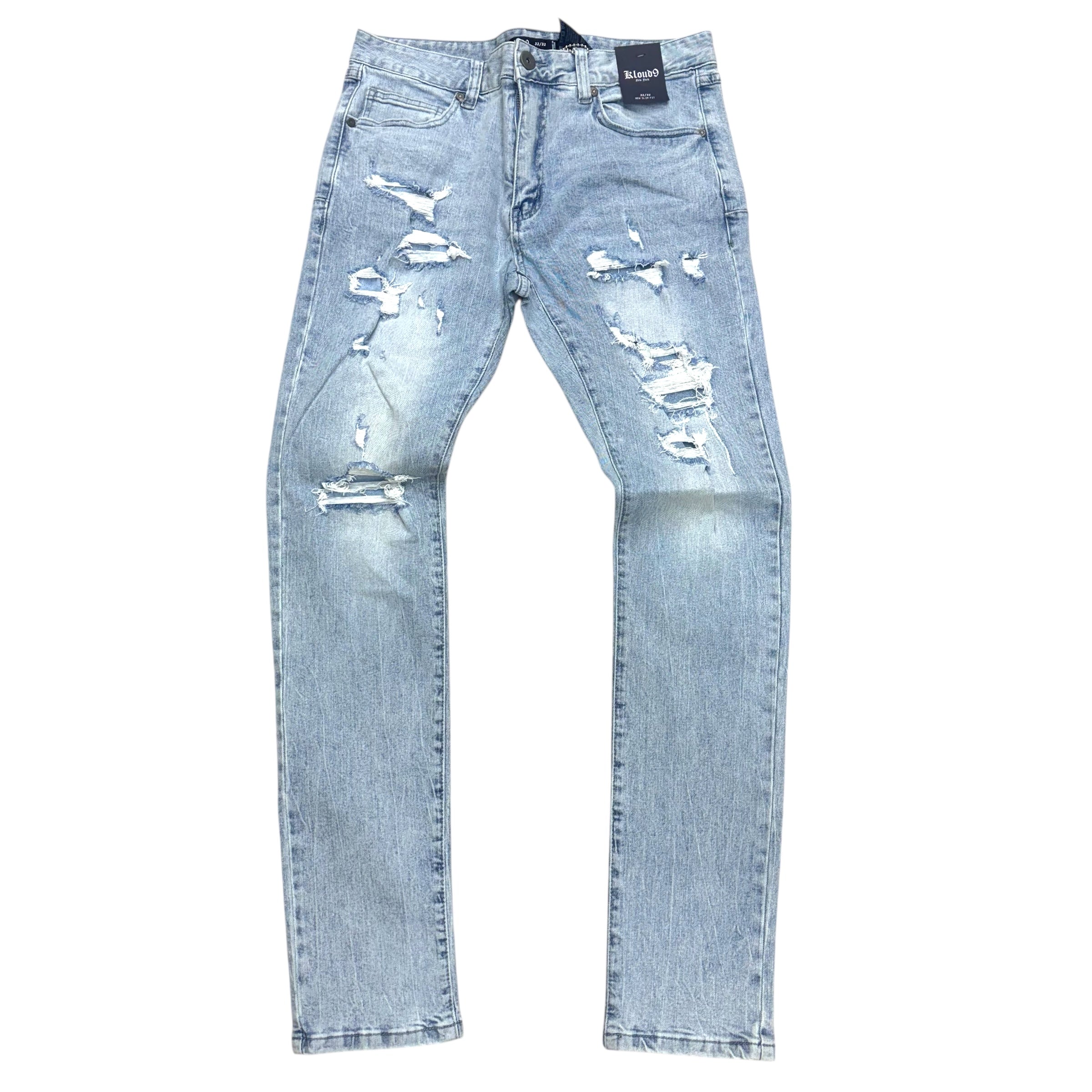 Kloud Distress Denim Fern Blue 25560