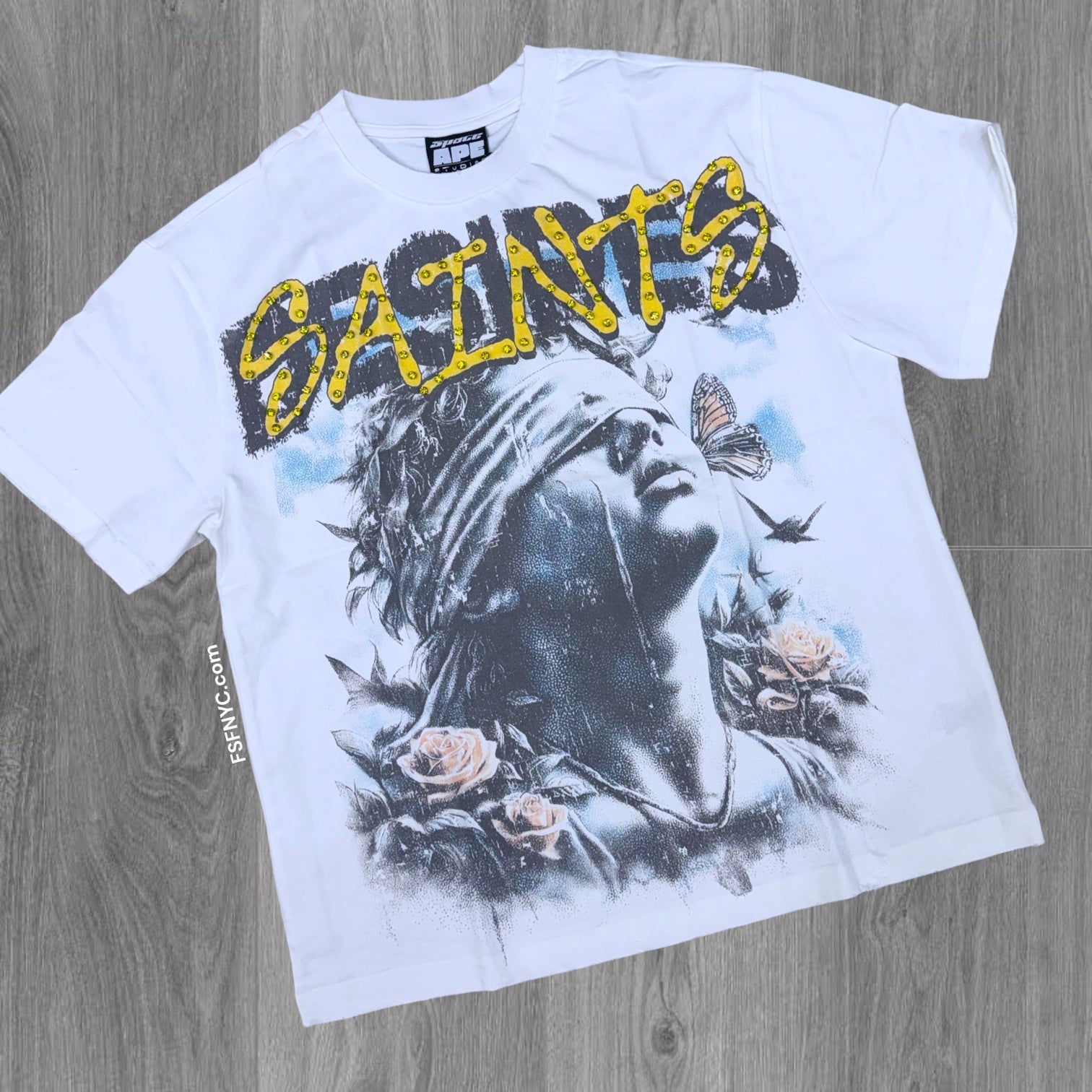 Space - Blindfold T-shirt - White - TS04 -