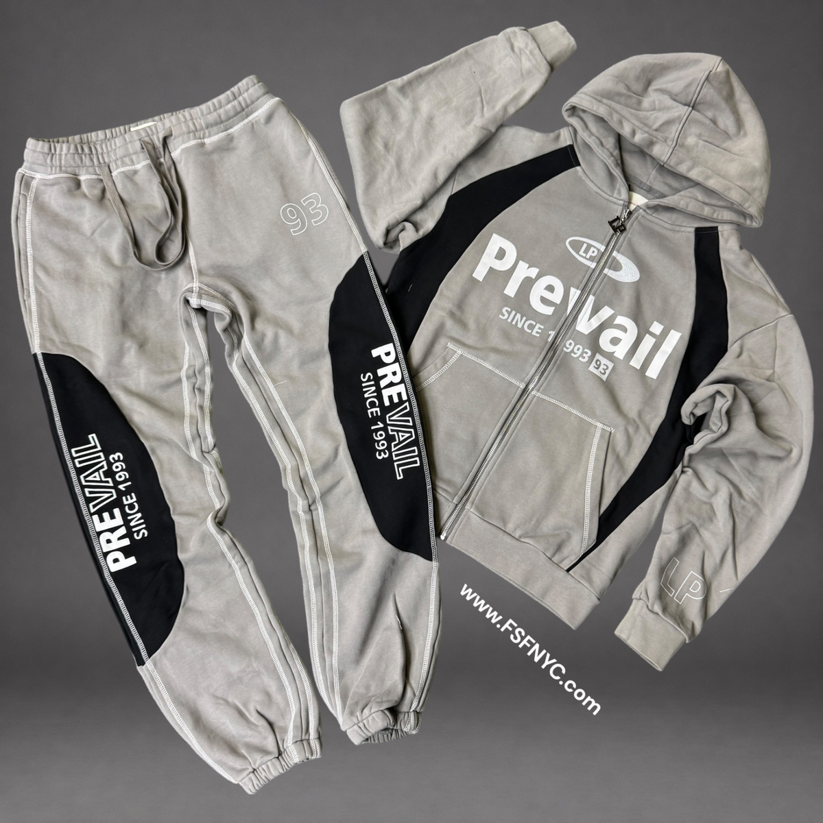 Prevail - Since 1993 Sweat Suit - Grey