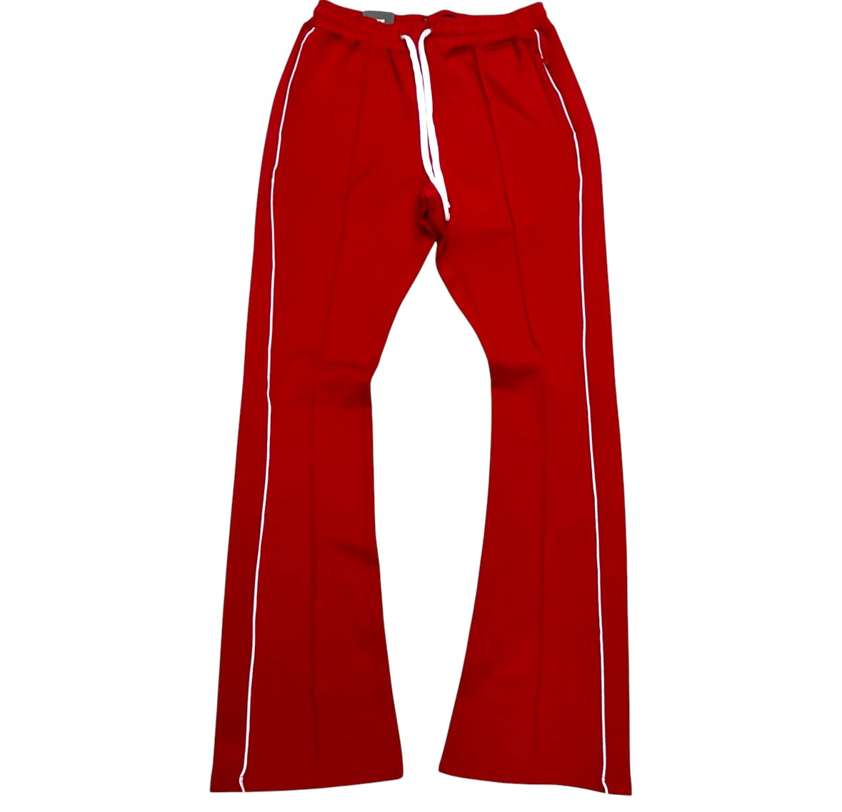 Rebel Stacked Flare Track pants Red 470