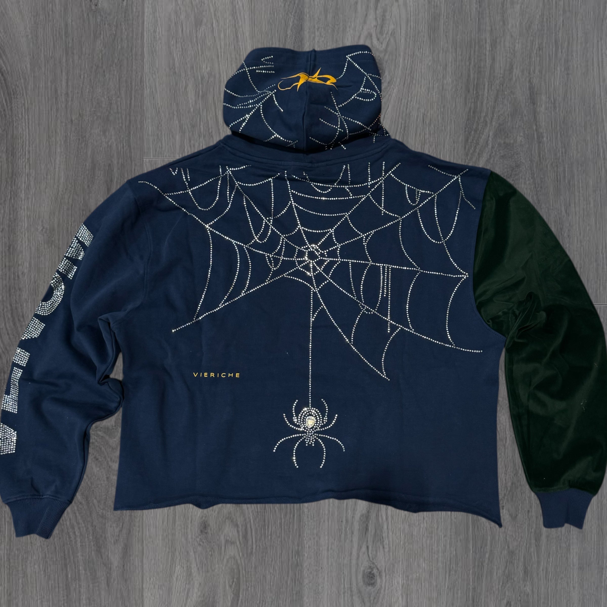 VR -  Venom Biker Hoodie - Navy - VR1052