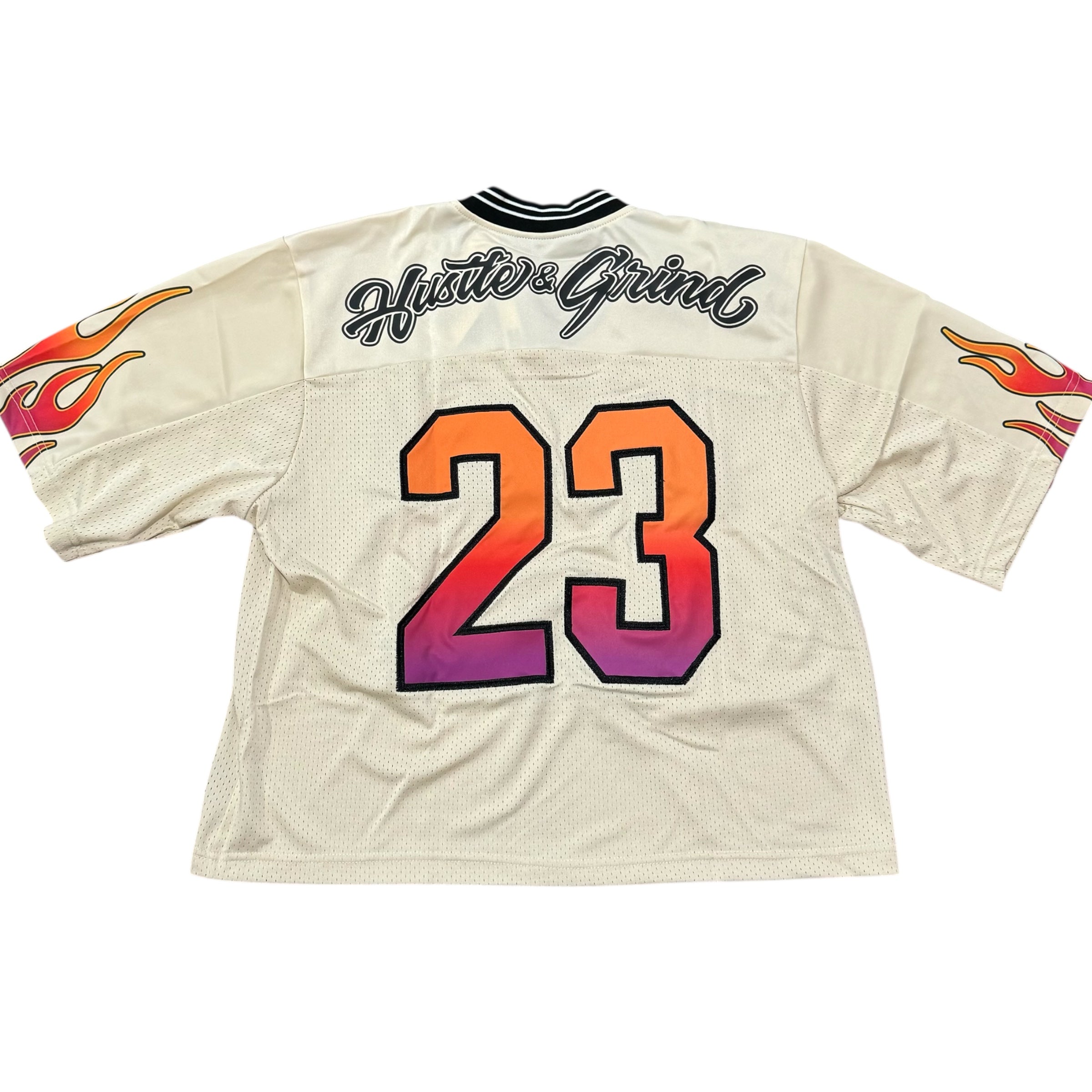Rebel Grind Football Short-Cut Jersey Cream 157 957