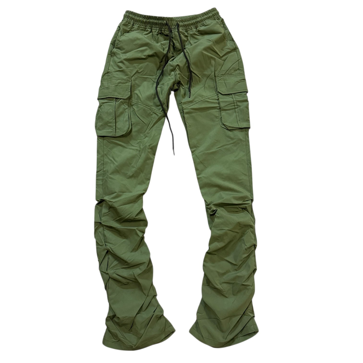 Rebel - STACKED NYLON CARGO PANT (OLIVE) 422 522