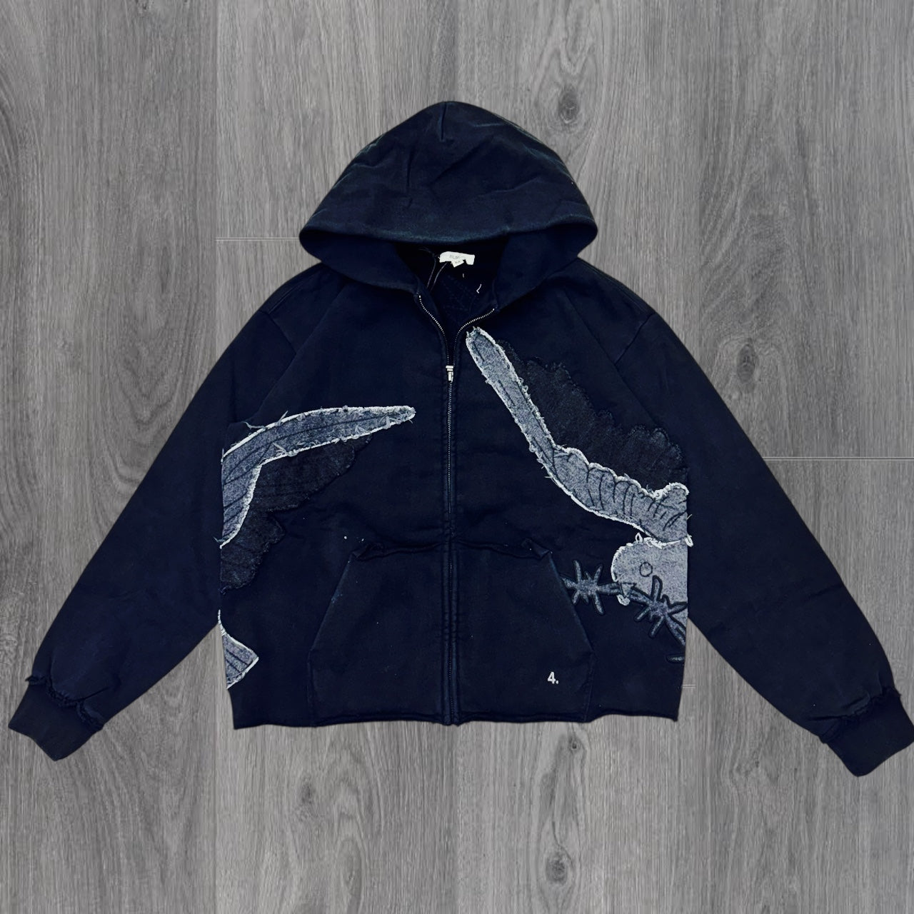 BLDG4 - Night Hoodie - Black - 8302