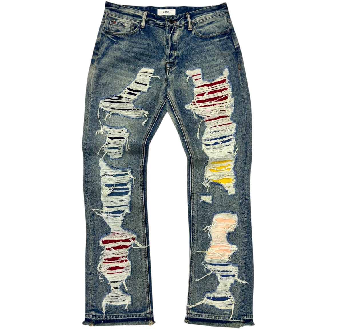 BLDG4- Shredder Jeans - Blue - 8102
