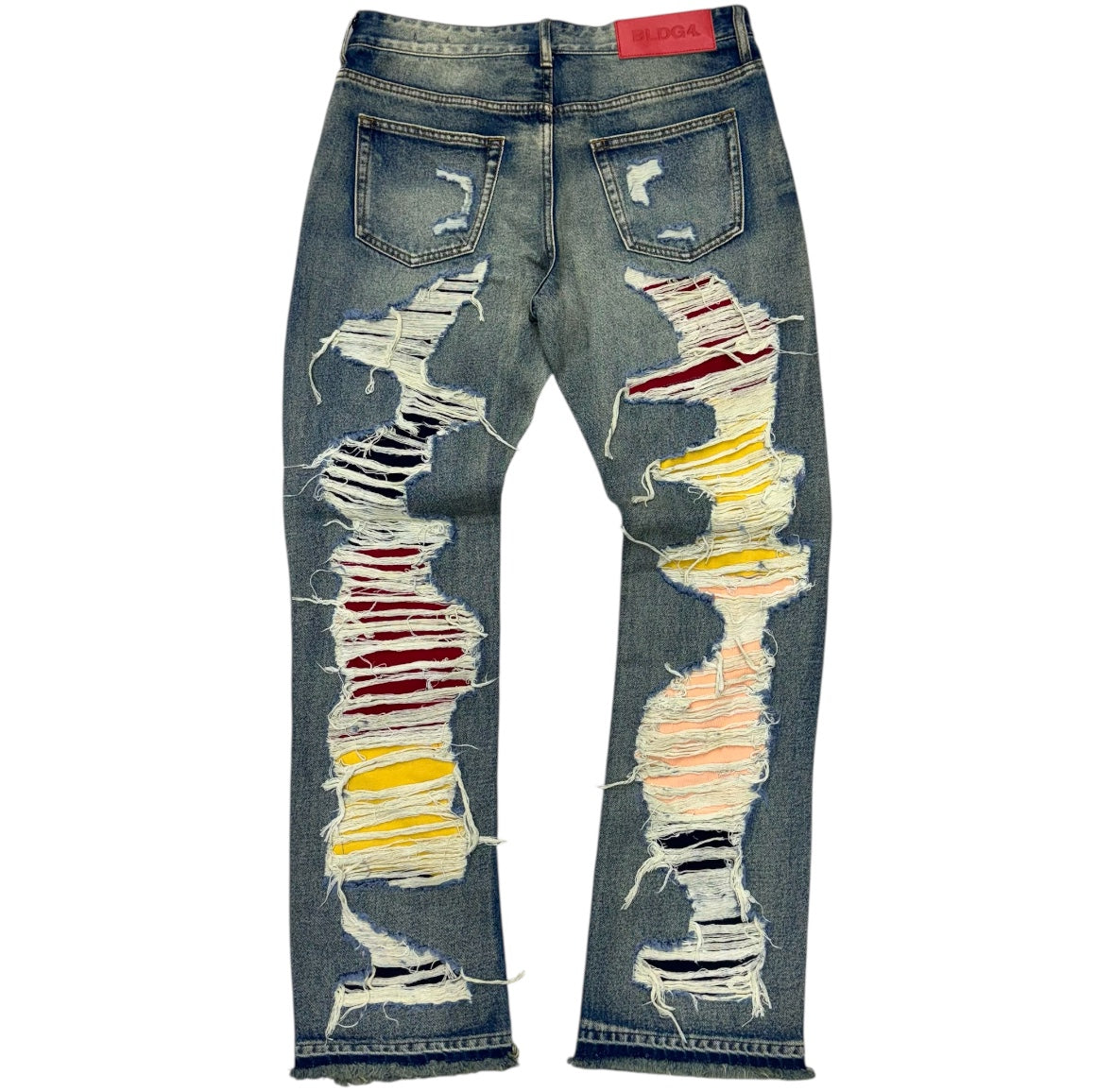 BLDG4- Shredder Jeans - Blue - 8102