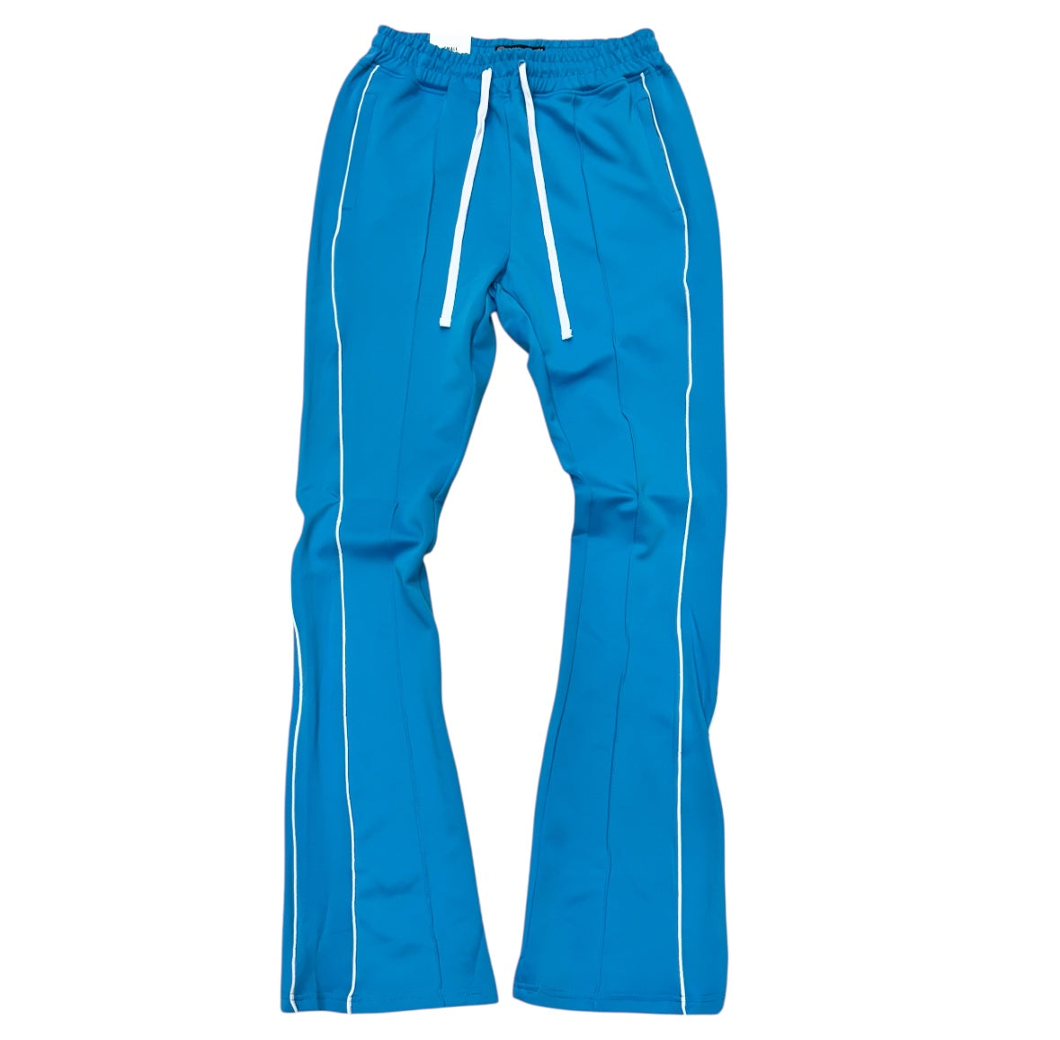 Rebel - Track Stacked Flare Pants -  L.Blue - 470