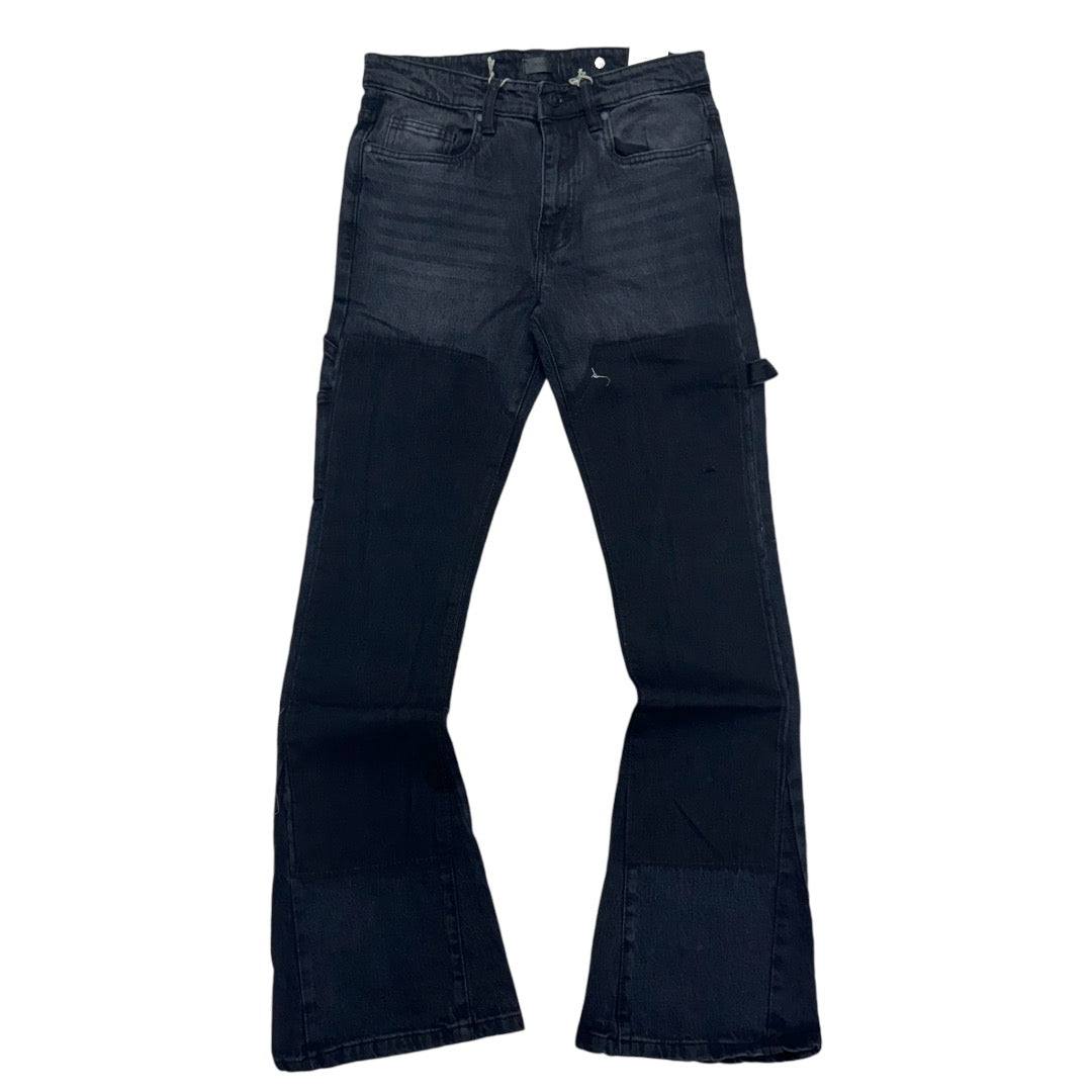 Stacked Carpenter Denim Black 135 (fit slim Go up One Size)