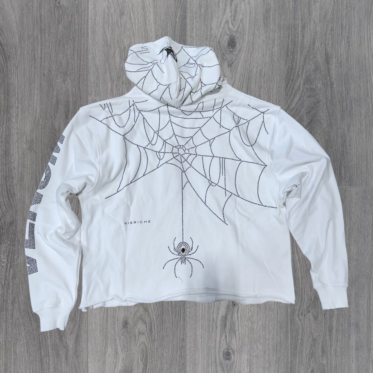 VR -  Venom Biker Hoodie - White - VR1052