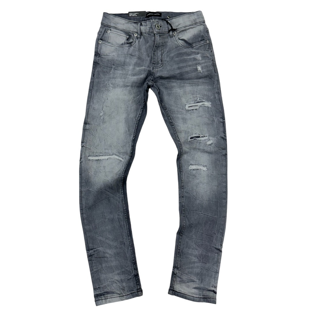 Mischief Rip and repair Denim Grey 50101