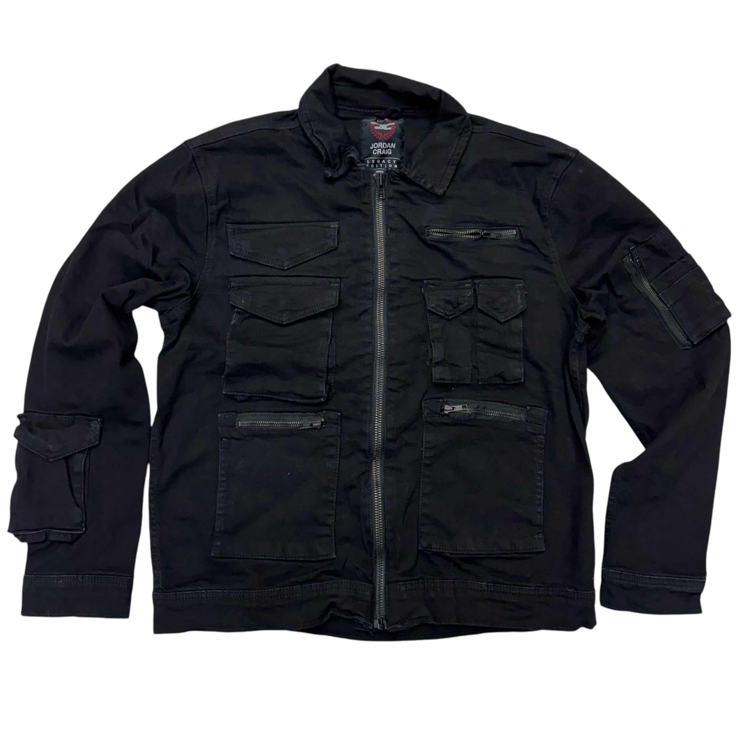 JC Utility Denim Jacket Black JJ1284