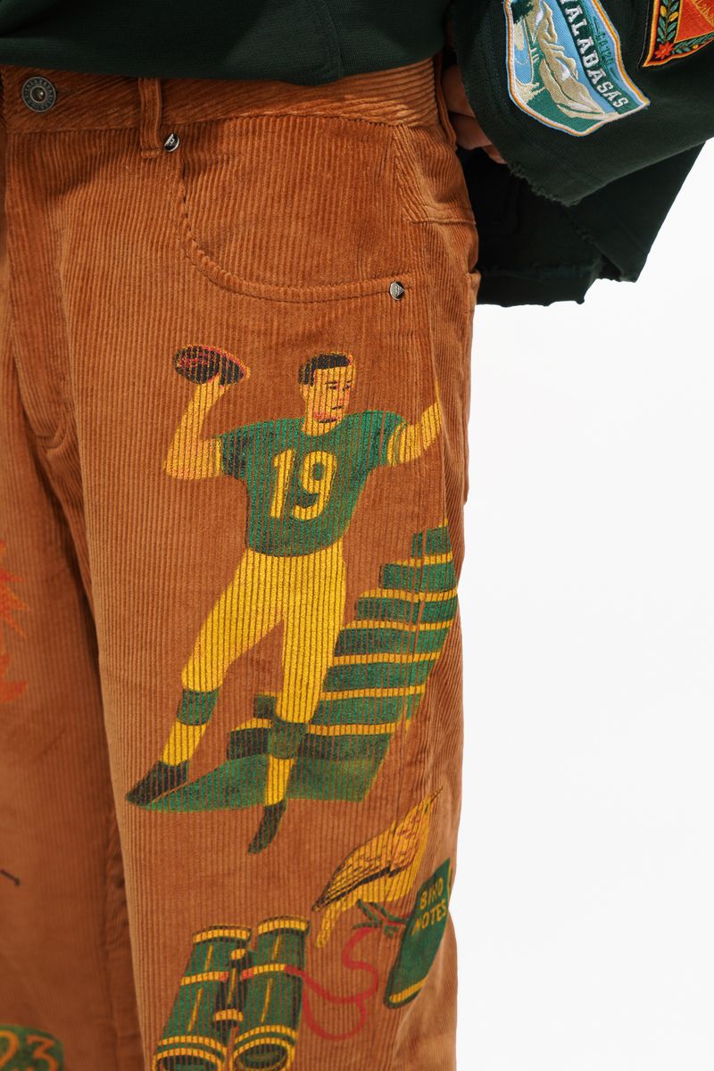 Valabasas - Corduroy Traileway Pants Jacket - Burnt O - 1030