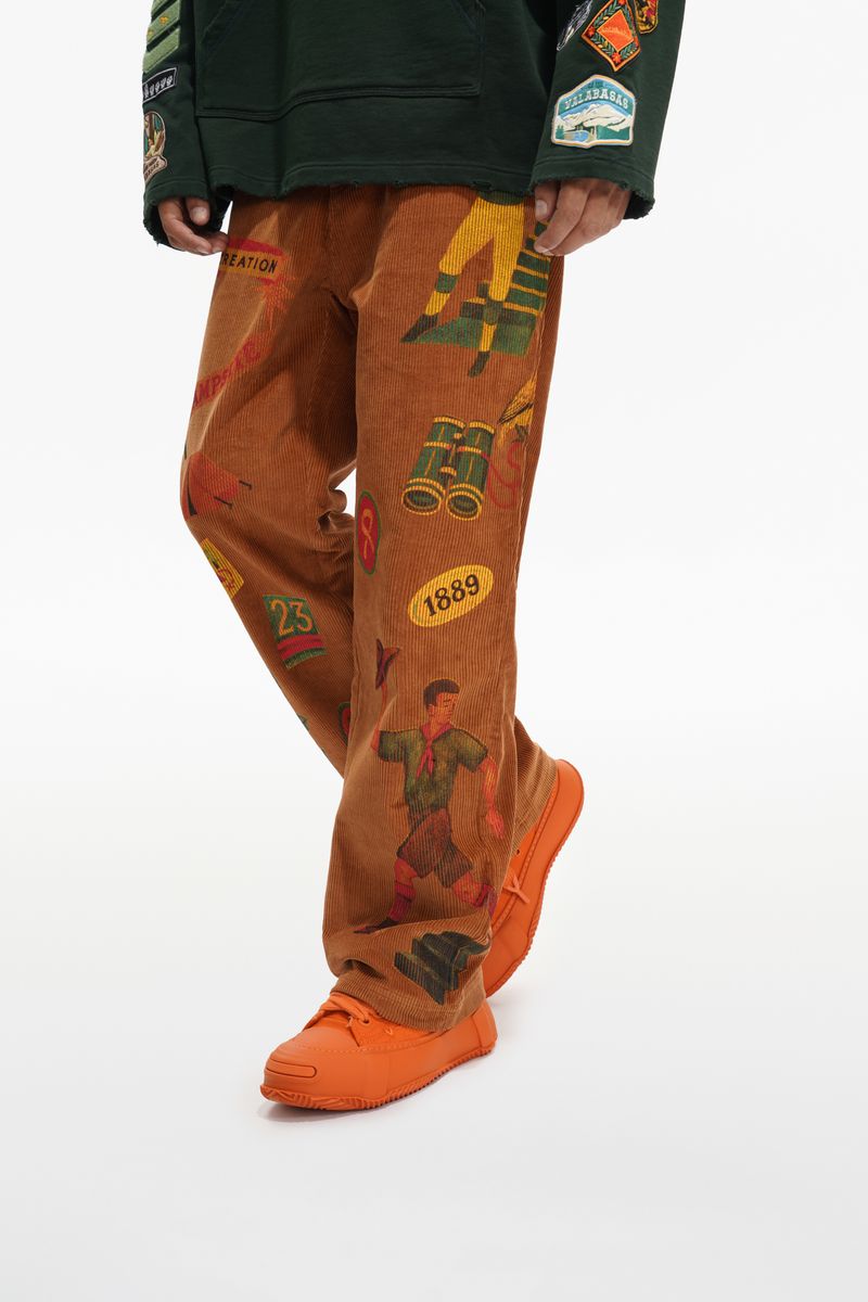 Valabasas - Corduroy Traileway Pants Jacket - Burnt O - 1030