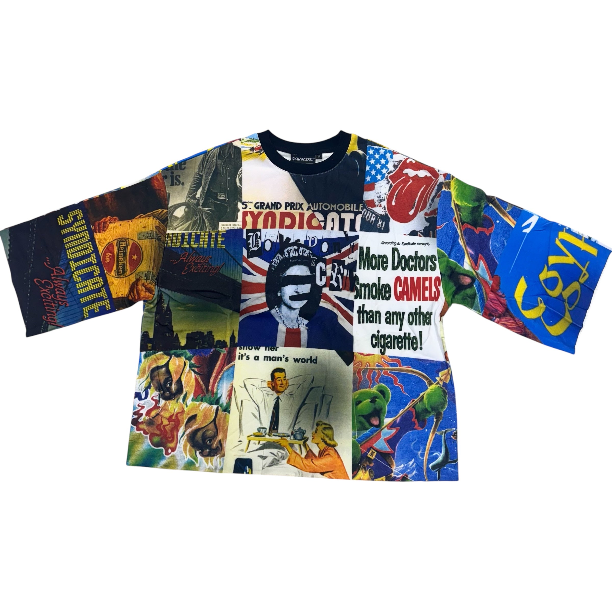 Syndicate Nostalgic Crop T-Shirt Mulit 04
