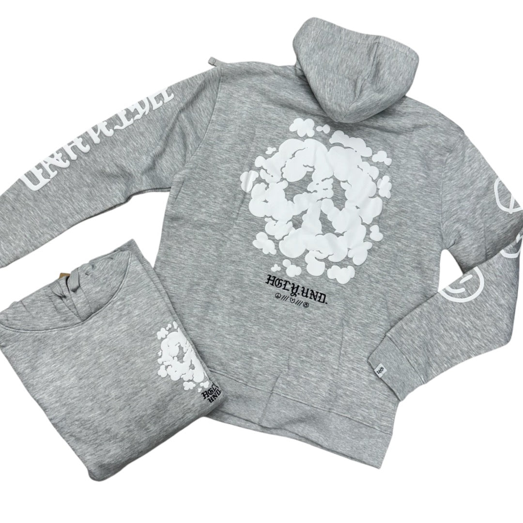 Puff Hoodie Grey 4656