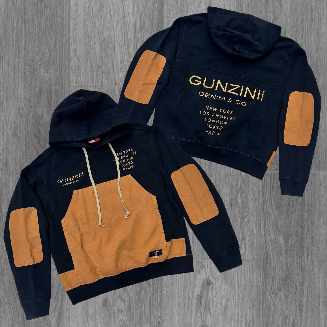 Gunzinii - Clean Work Hoodie - Black - GZ344