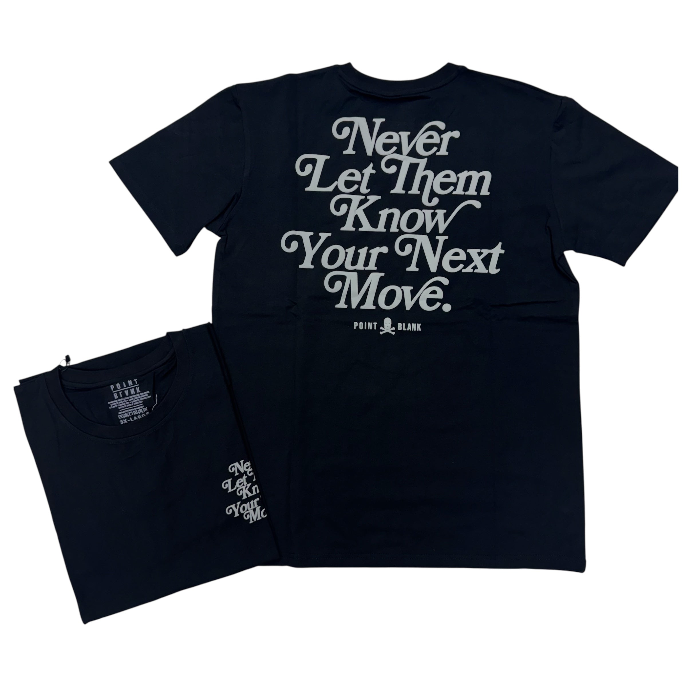 Aks Never Let Them Know Your Next Move White Black/Grey 22