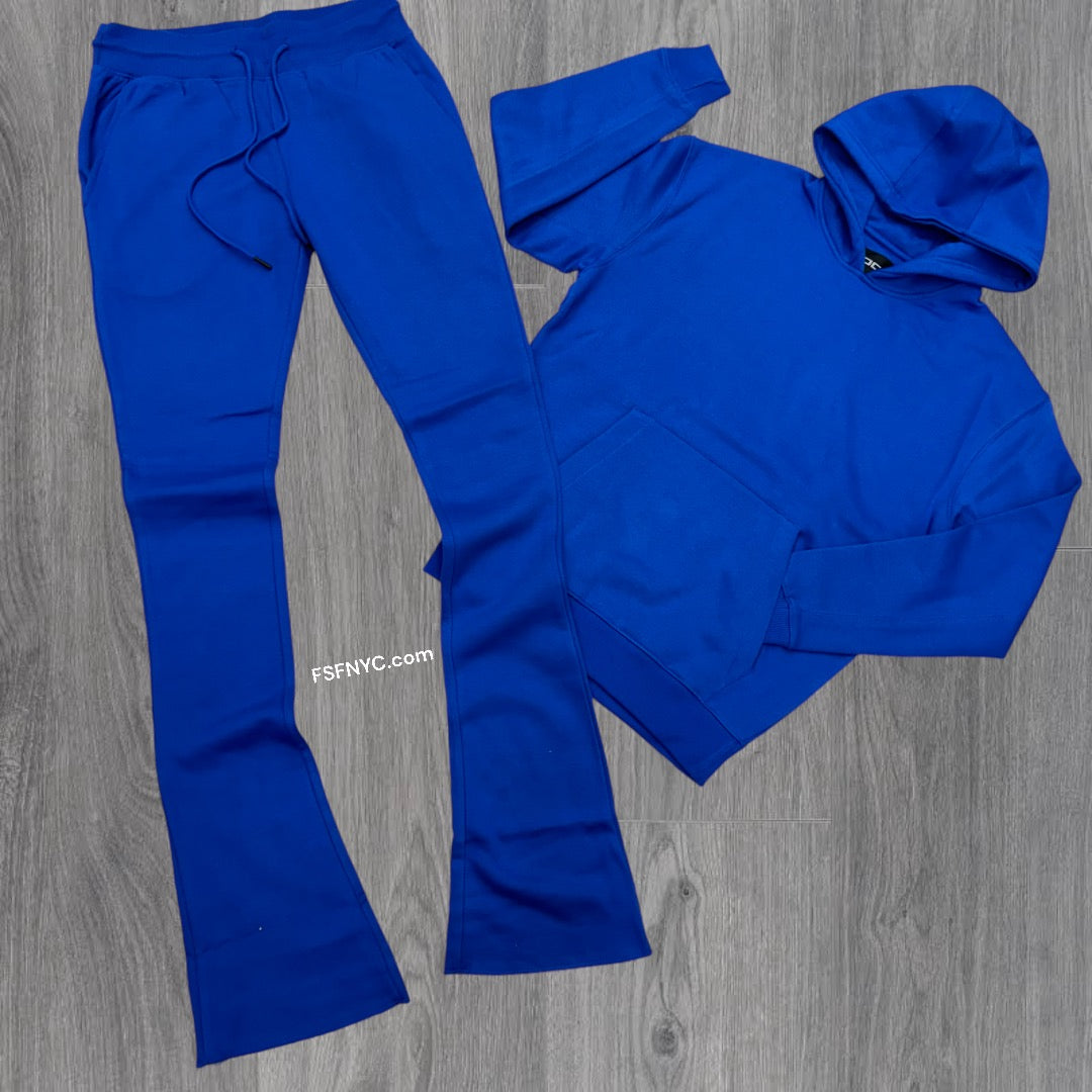 JC Uptown Stacked sweat suit Royal 8861 8860