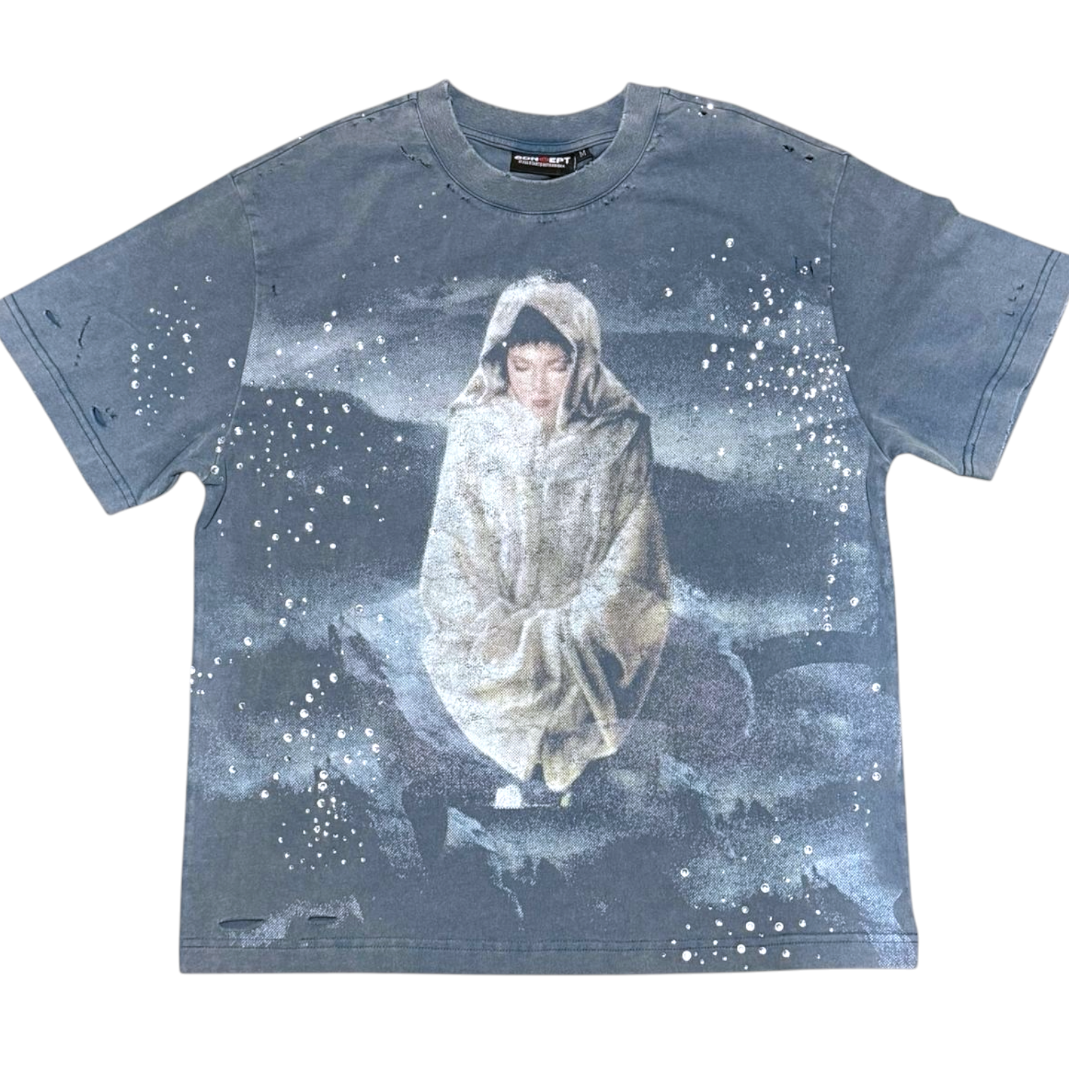 Con -  Devine T-shirt - Teal Blue Wash - 11 (2)