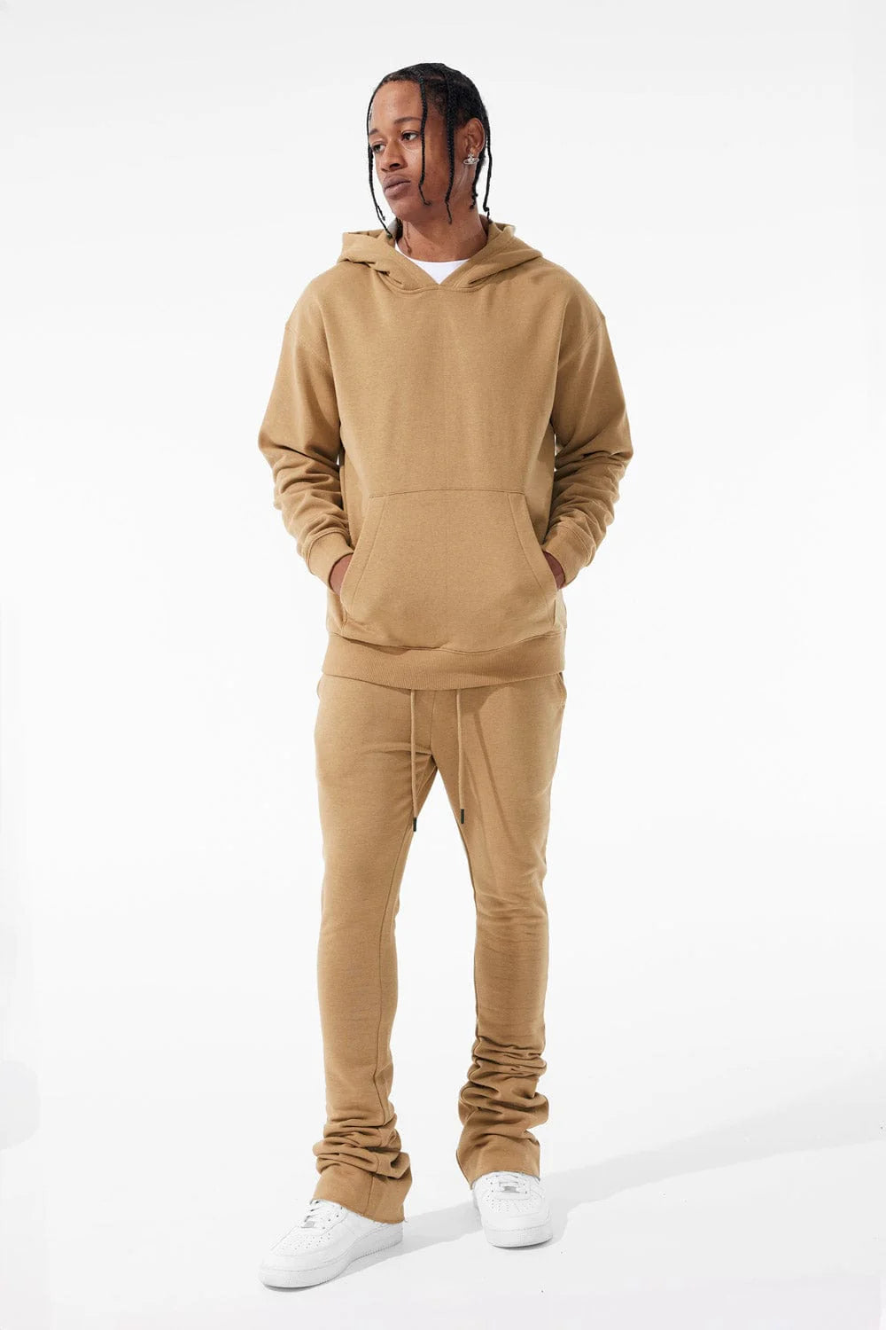 JC Uptown Stacked sweat suit mocha 8861 8860