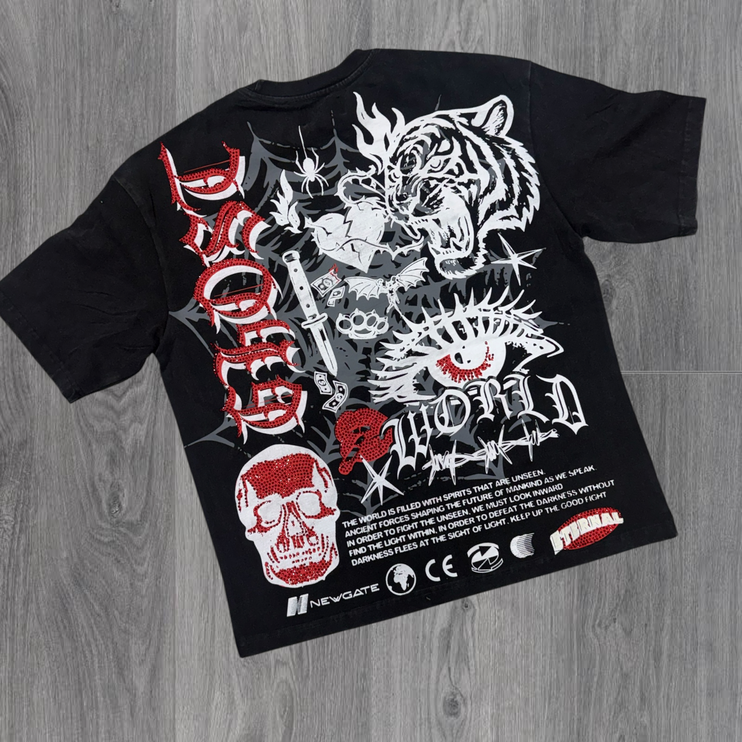 Ghost Wrld - Web Tee - Black GST6