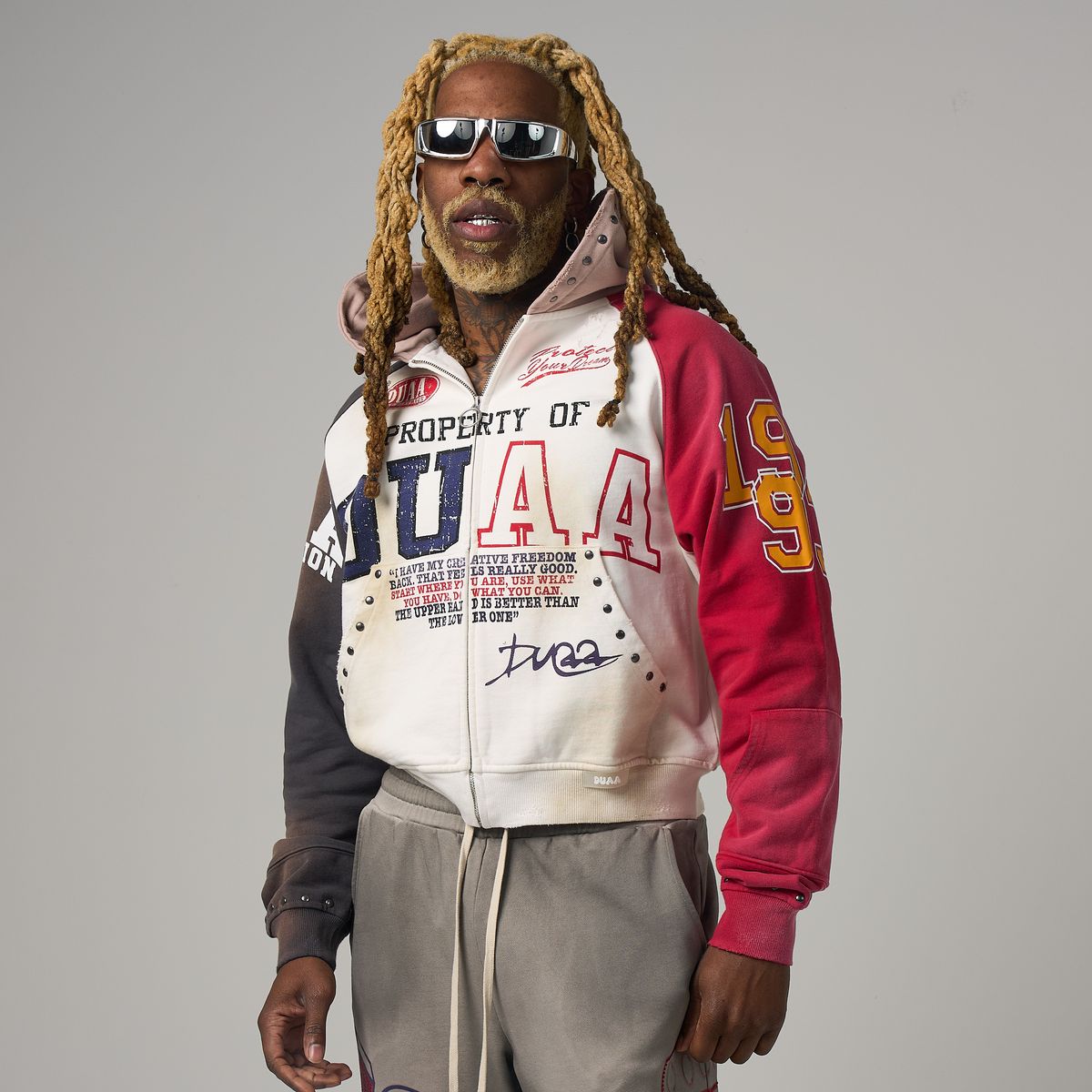 DUAA - Earth Hoodie - White