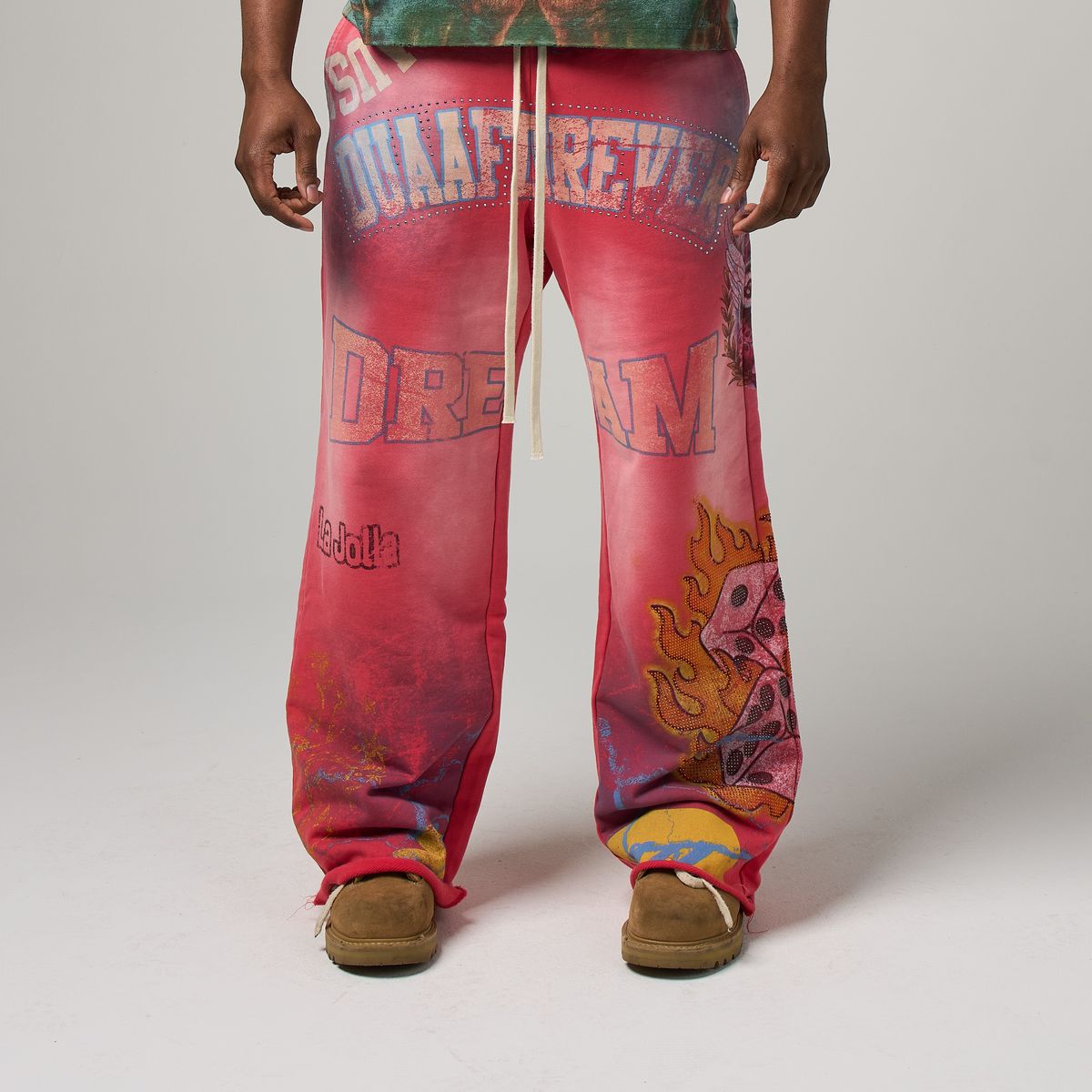 DUAA - Flare Fit Dutch sweat Pants -