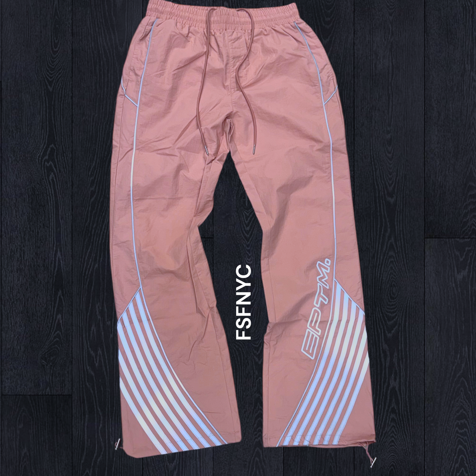 EPTM - Kappa windbreaker Pants - dusty Pink - 949