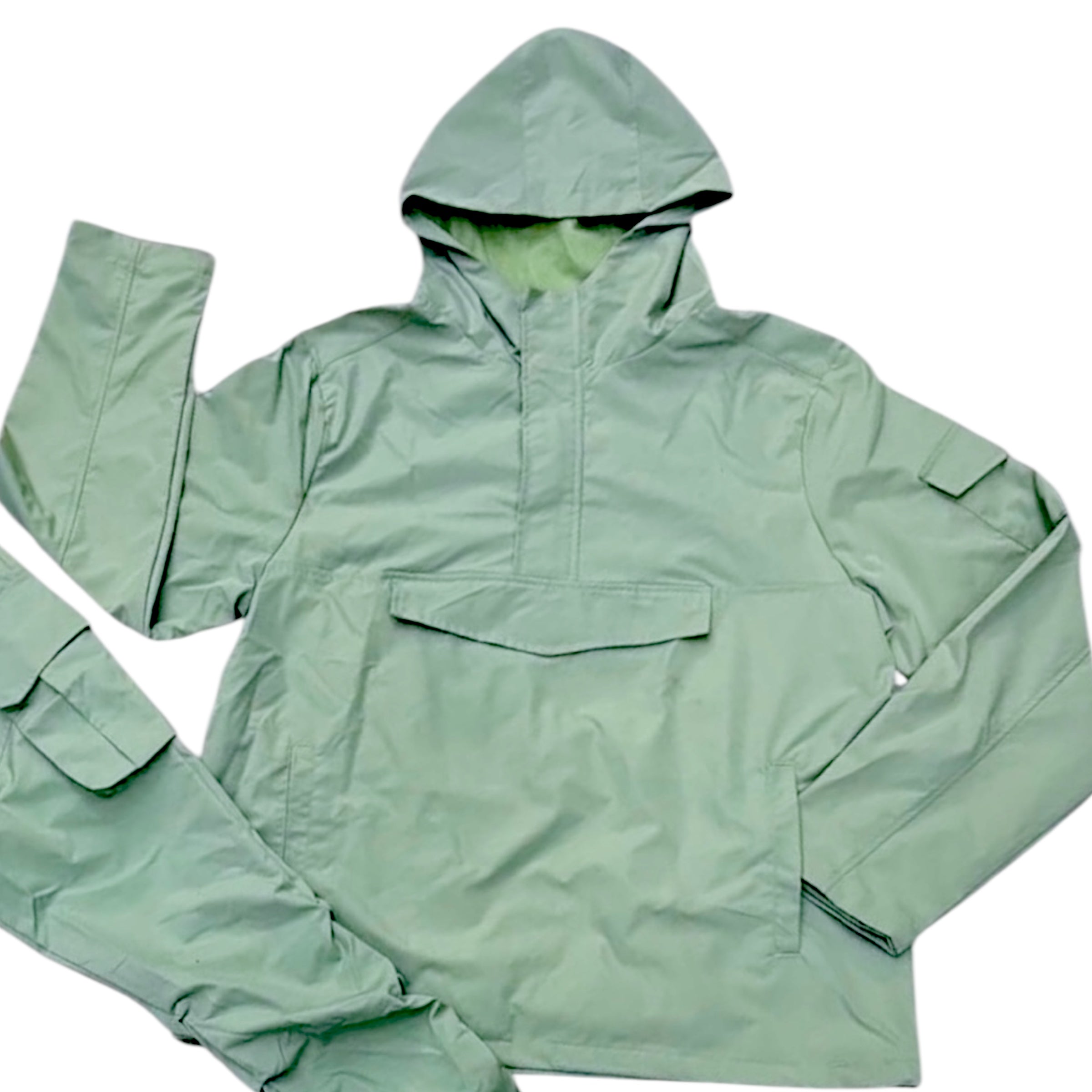 Rebel - Anorak Nylon Pullover (Sage) 522 422