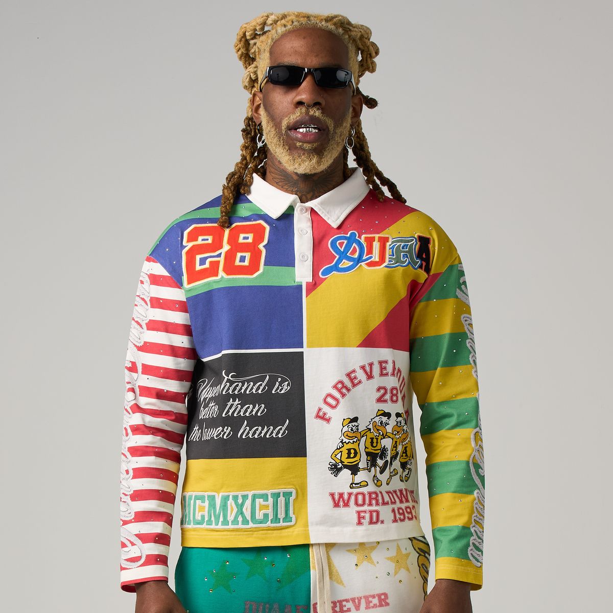 DUAA - Game Day Long sleeve Polo Shirt