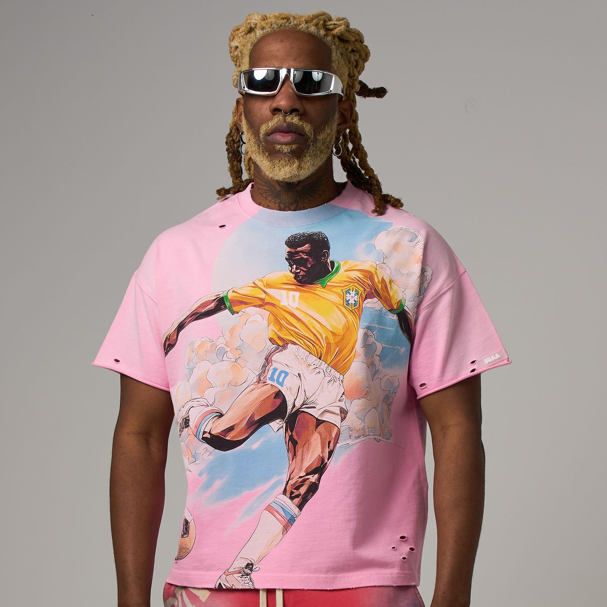 DUAA - Score T-shirt - Pink