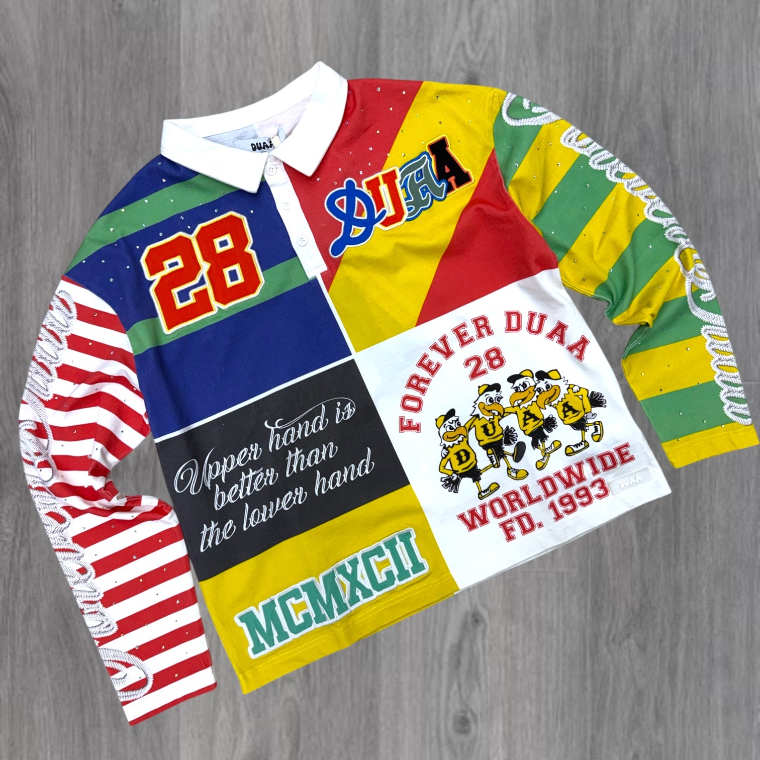 DUAA - Game Day Long sleeve Polo Shirt