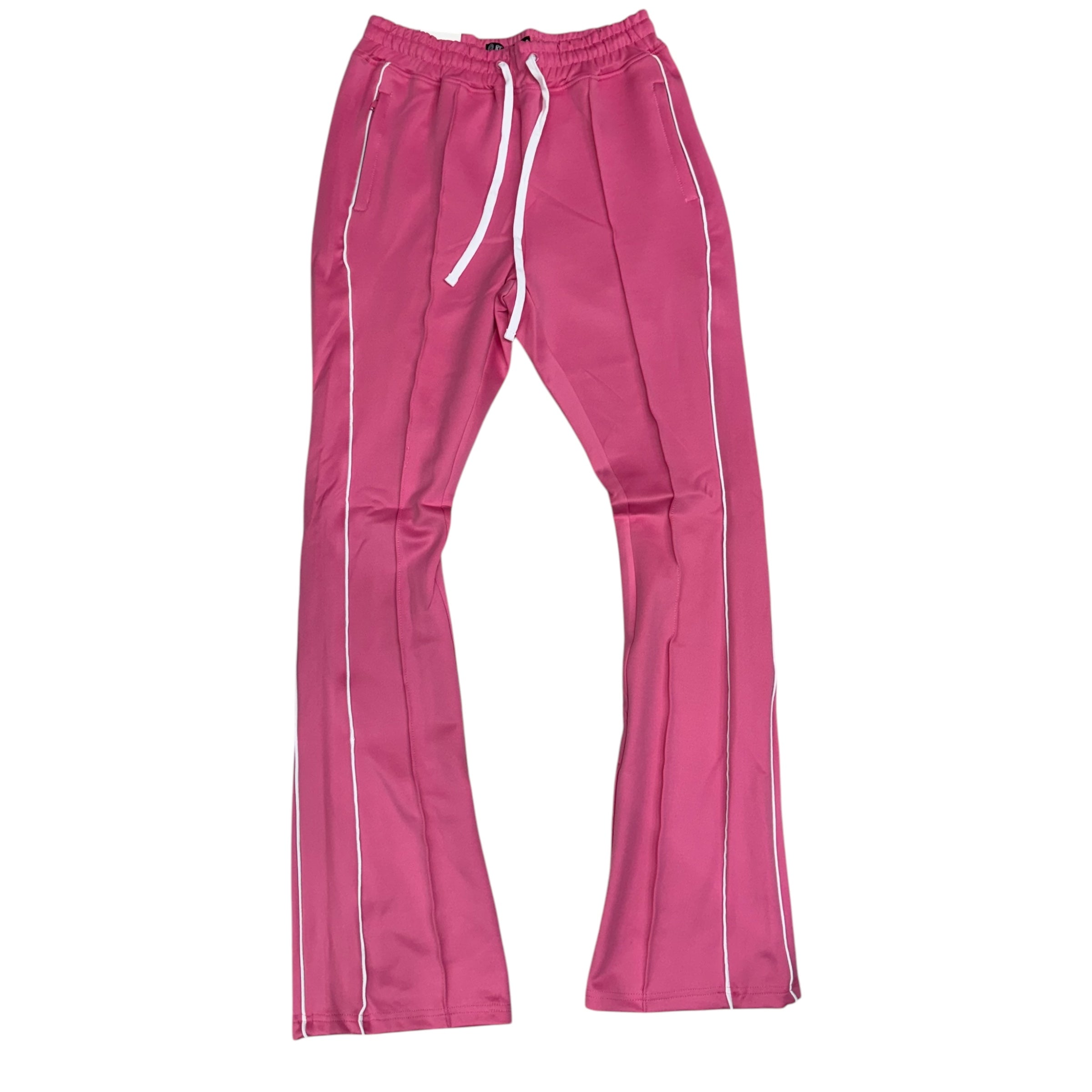 Rebel Stacked Flare Track pants Pink 470