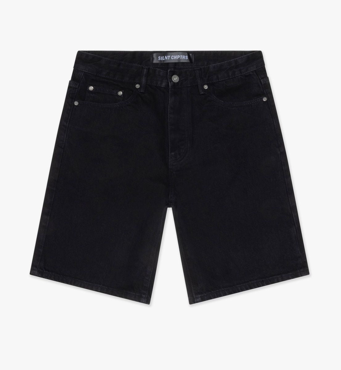Silnt Chptrs  Denim Shorts Black 004