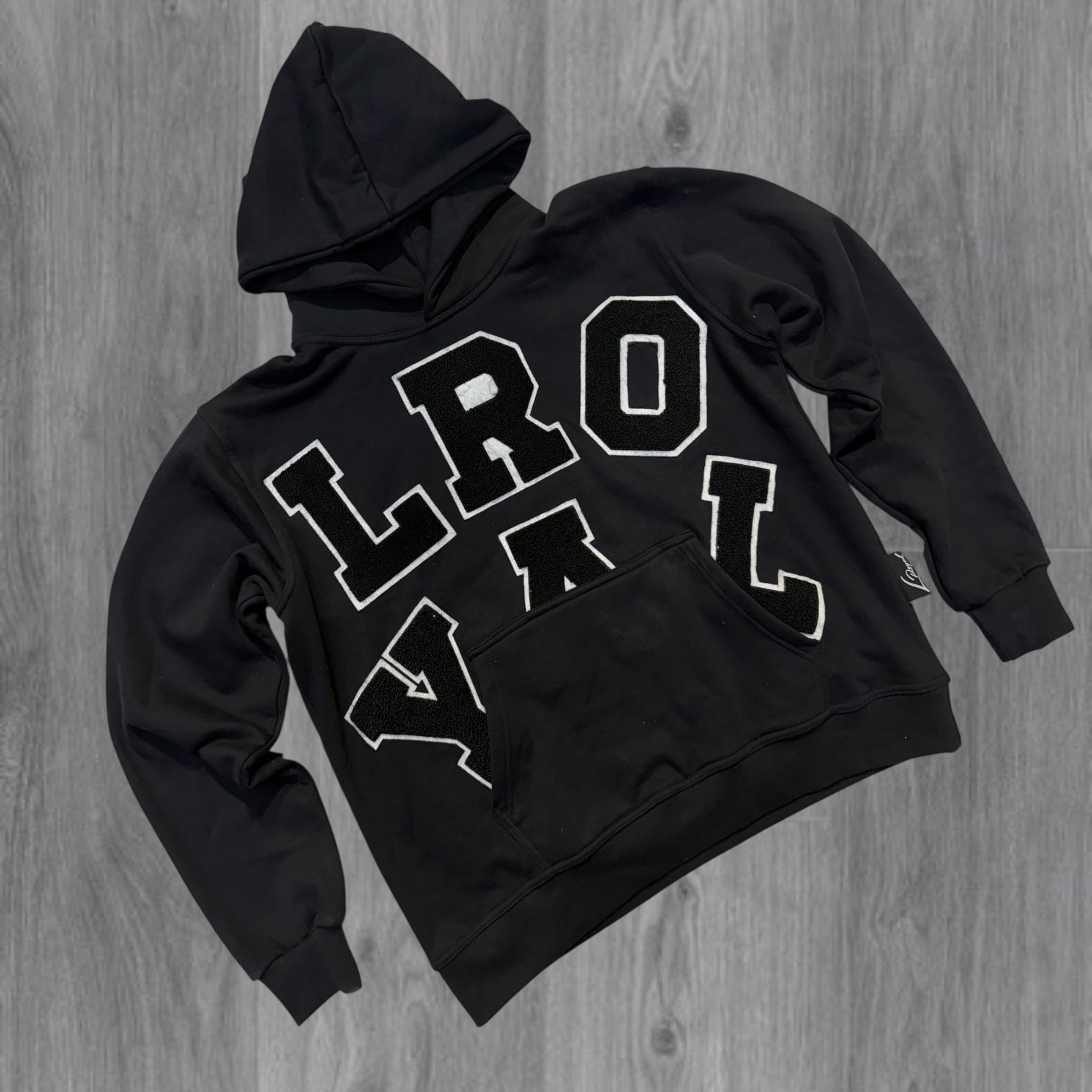 LRO - Patch Hoodie - Black