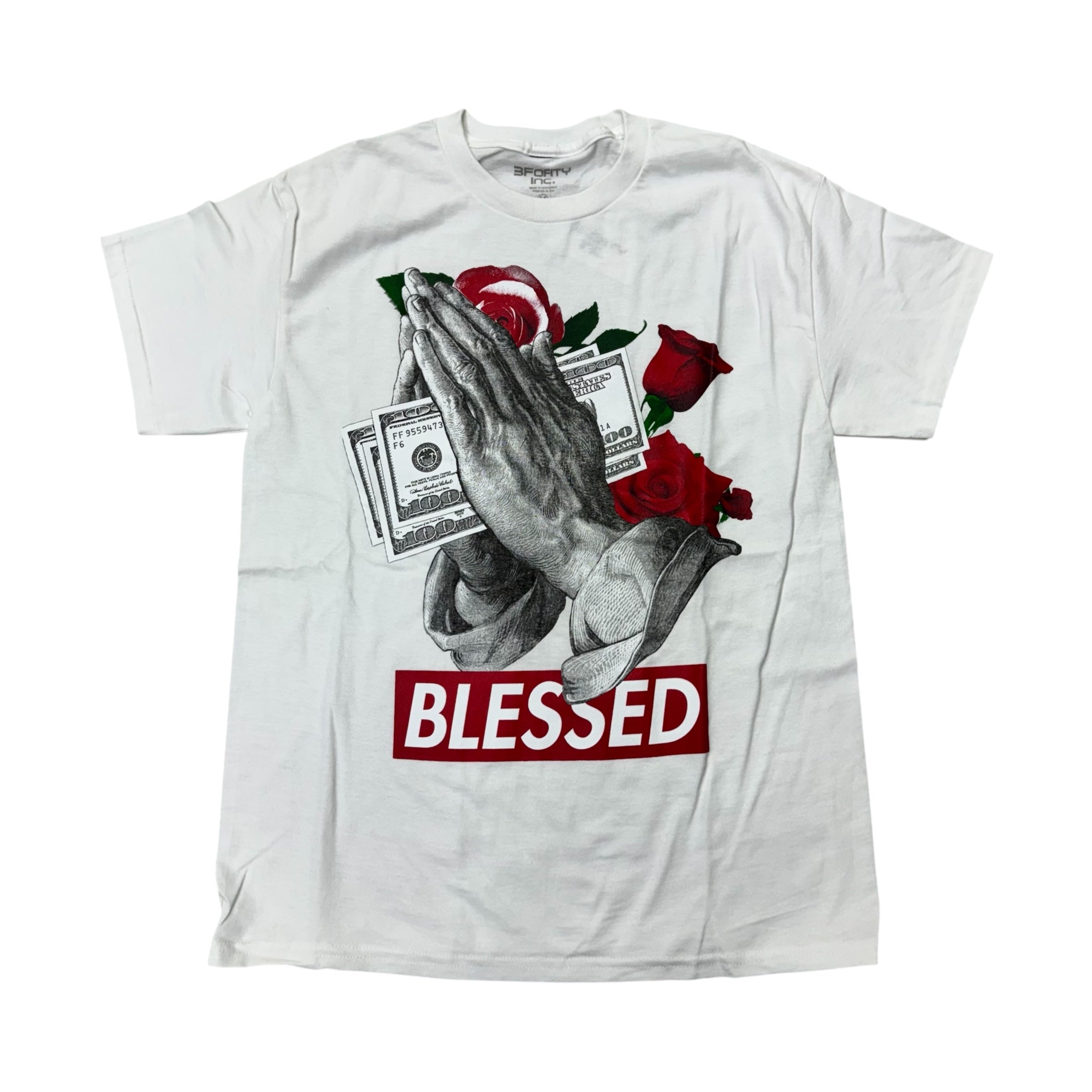 PC Blessed T-Shirt White/Red