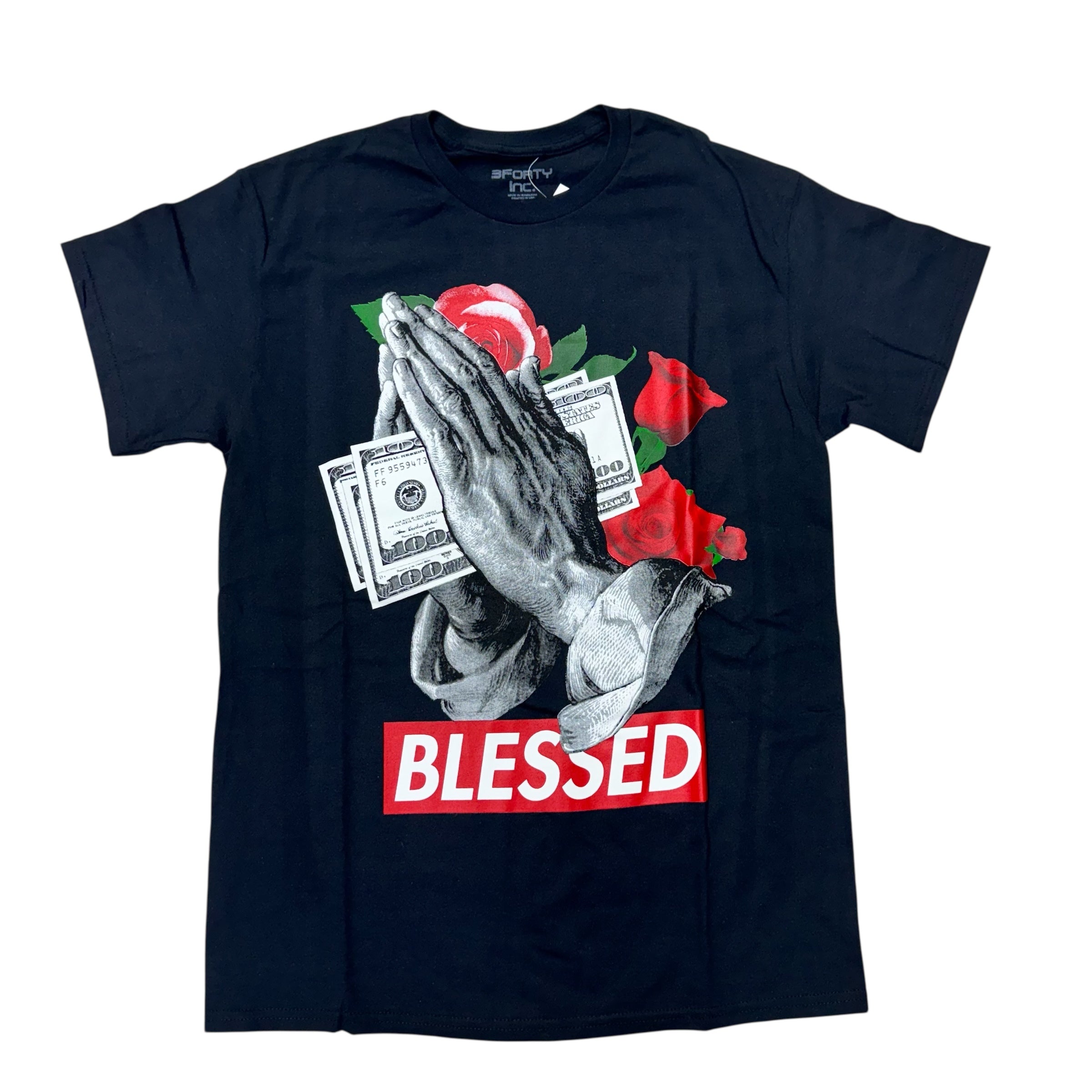 PC Blessed T-Shirt Black/Red