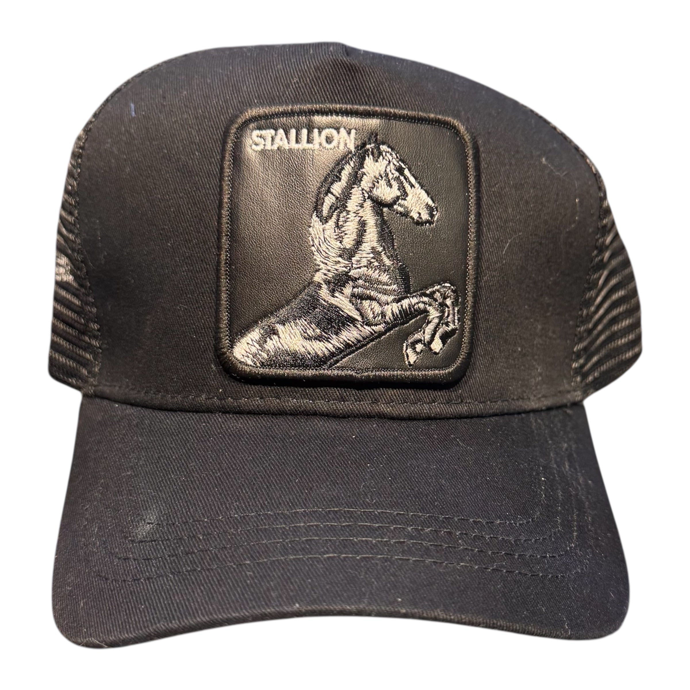 PC Stallion Trucker Hat Black/Black
