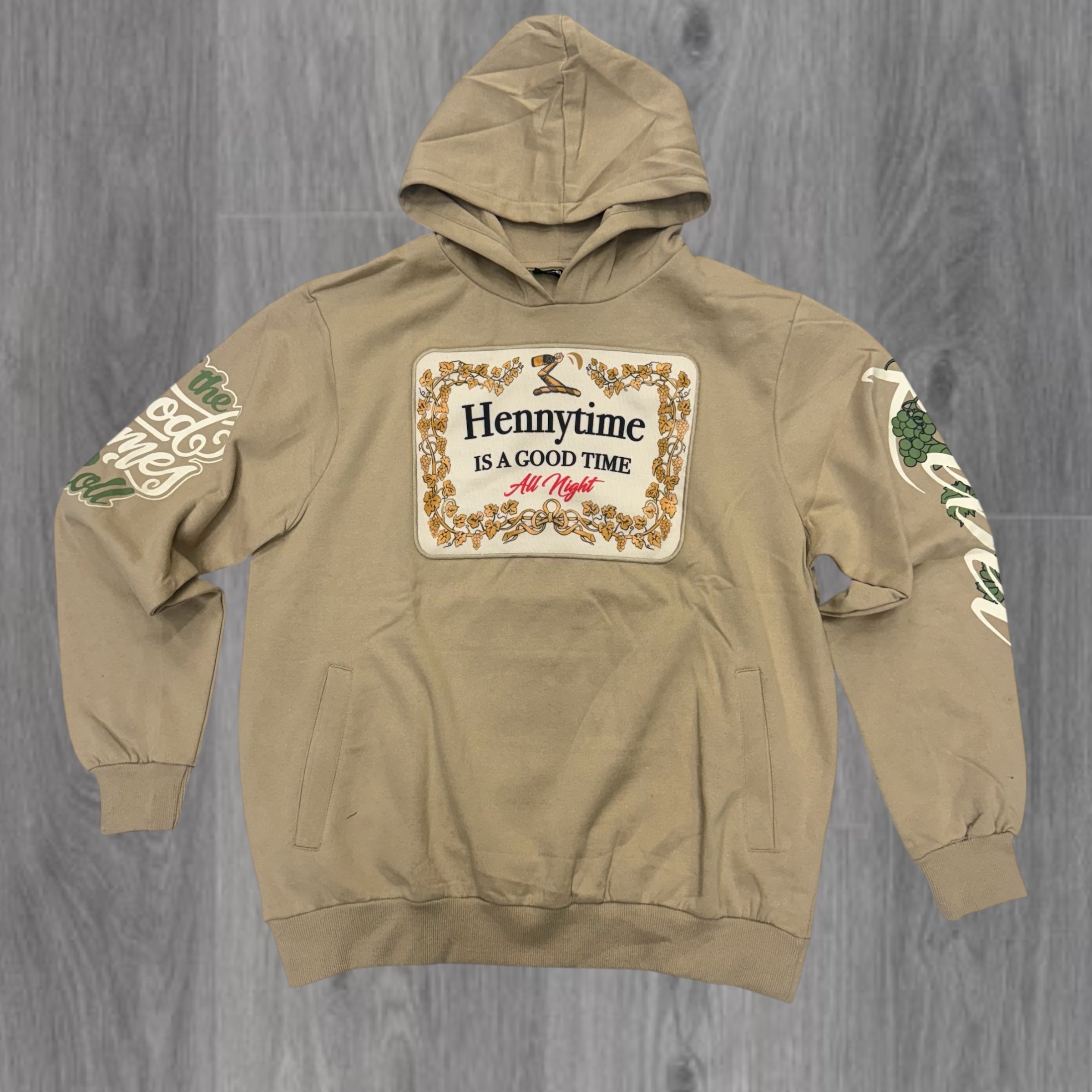 Rebel - HennyTime Hoodie - Khaki - 332