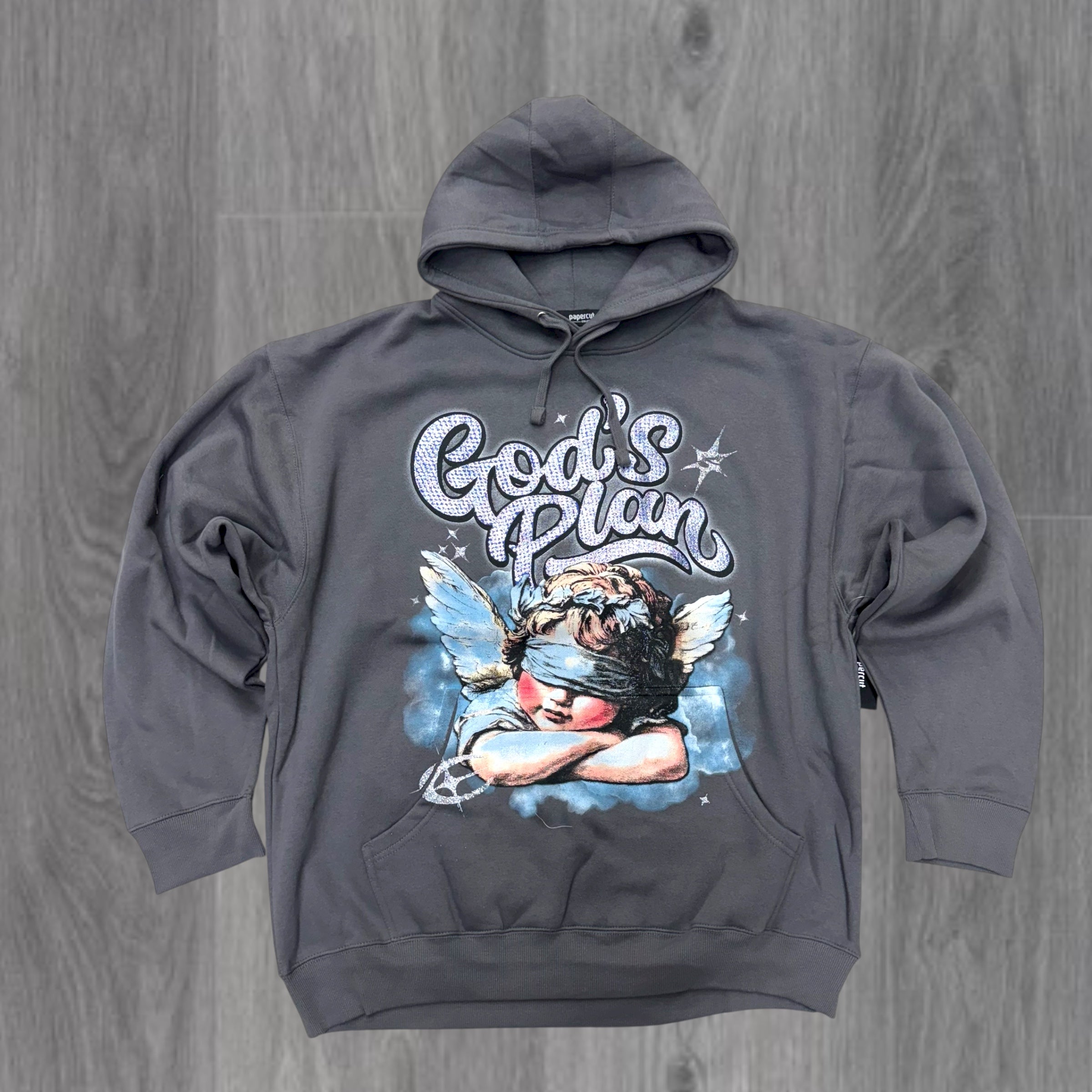 PC - Gods Plan Hoodie -  Charcoal