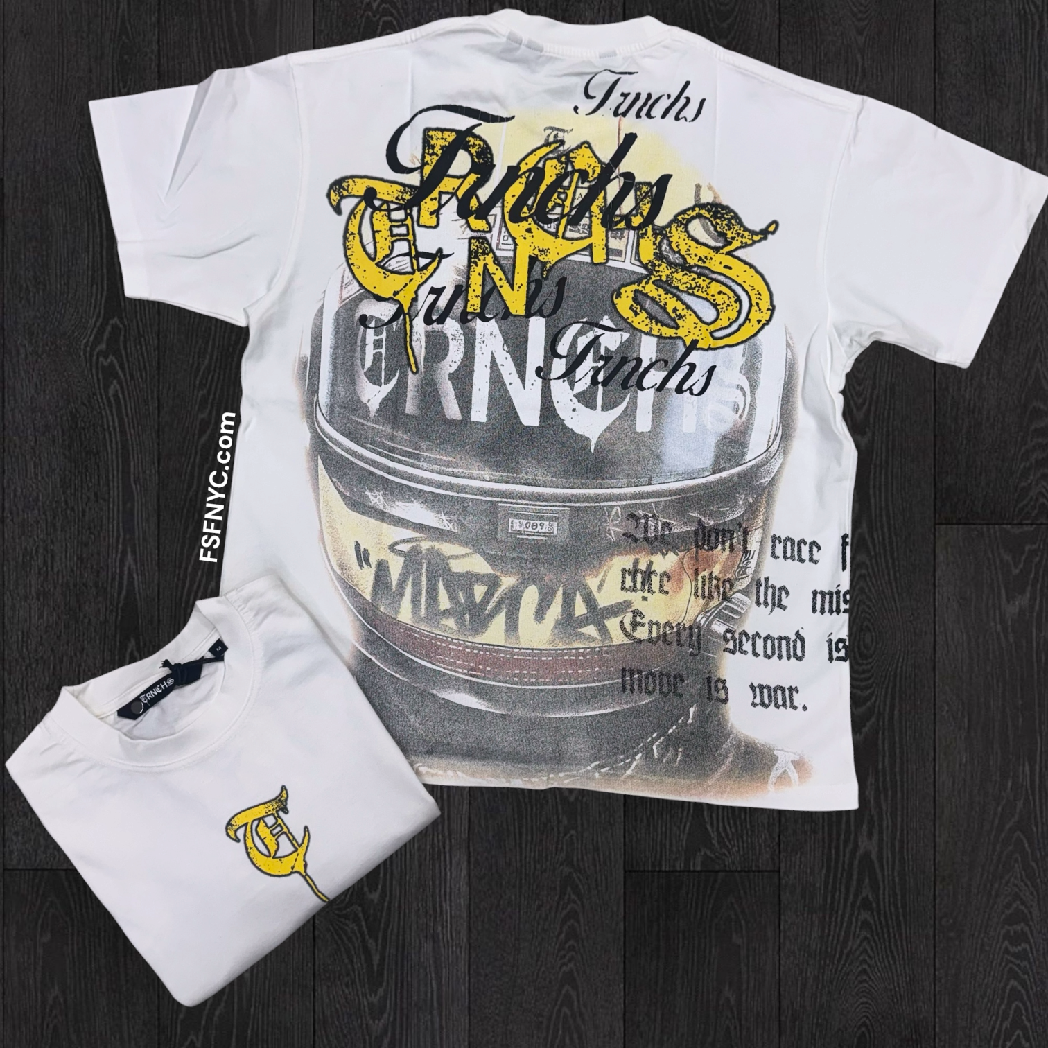 Trnchs - Race T-Shirt - White