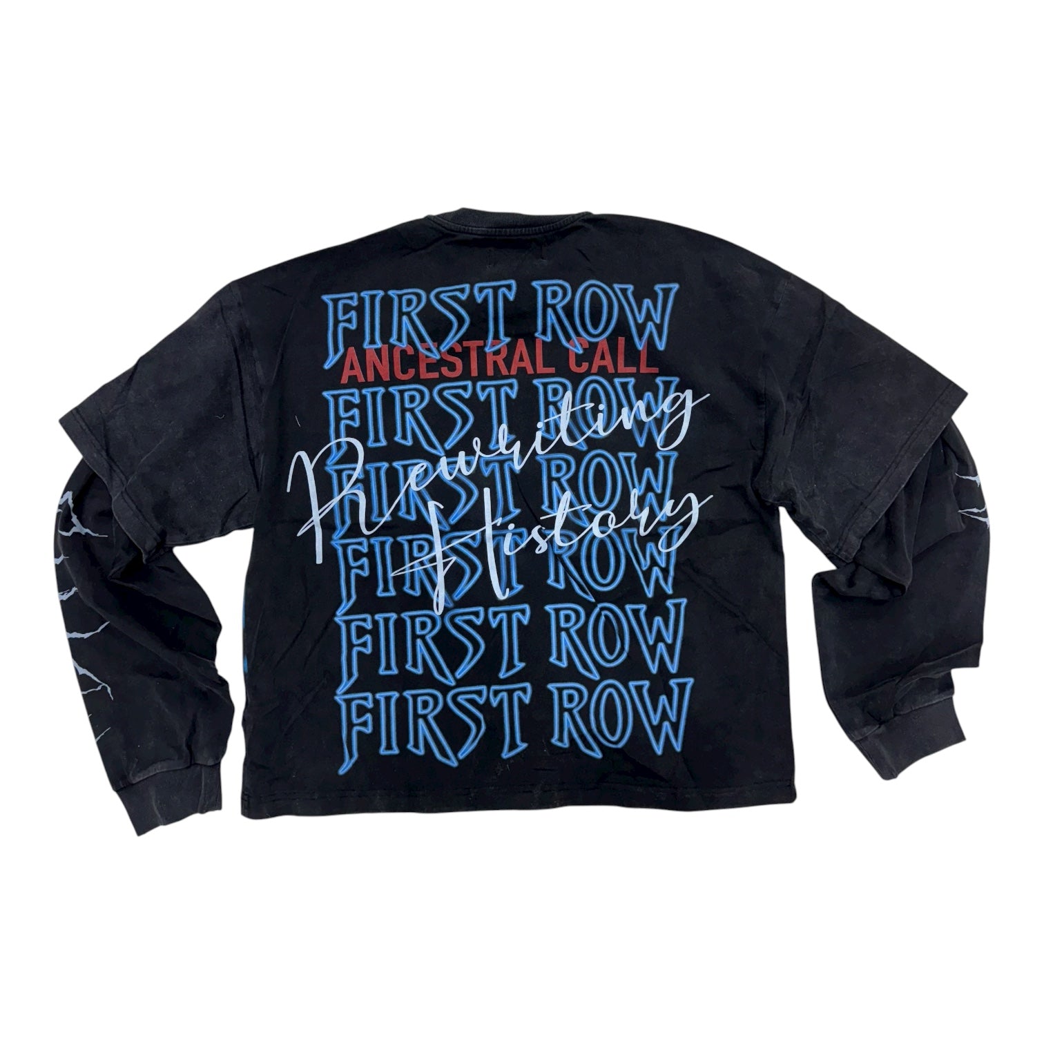 First Row - Call long sleeve T-Shirt Black