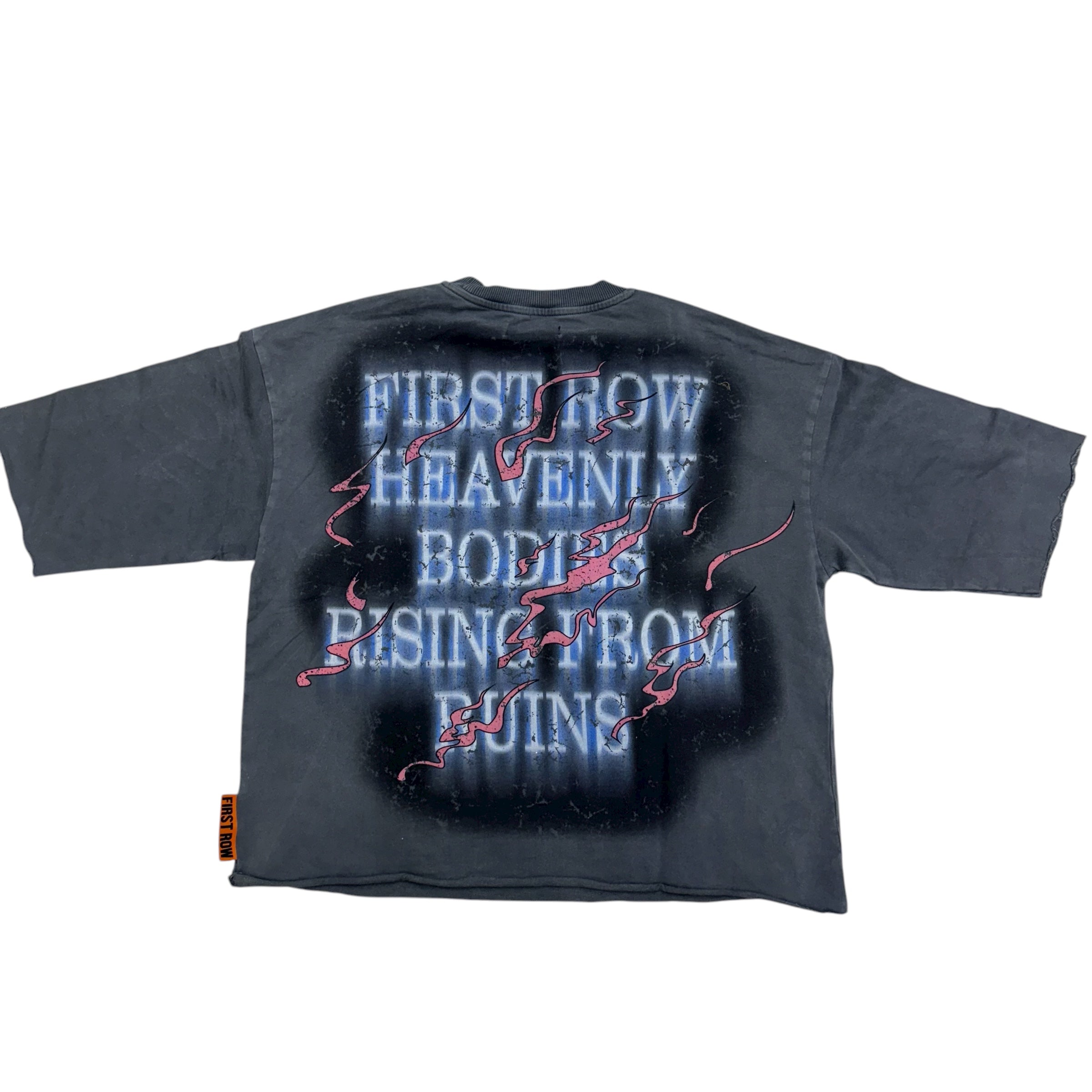 First Row - T-Shirt charcoal Pink