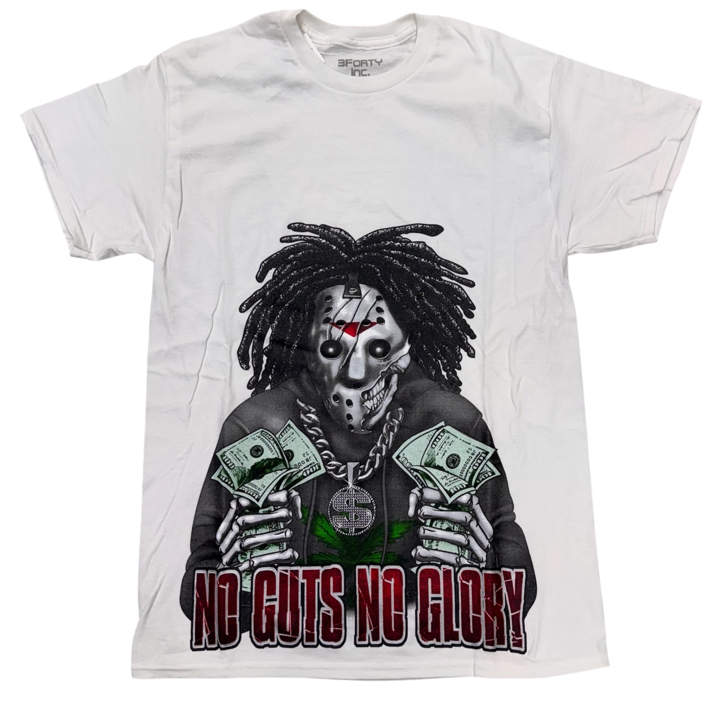 PC No Guts No Glory T-Shirt White