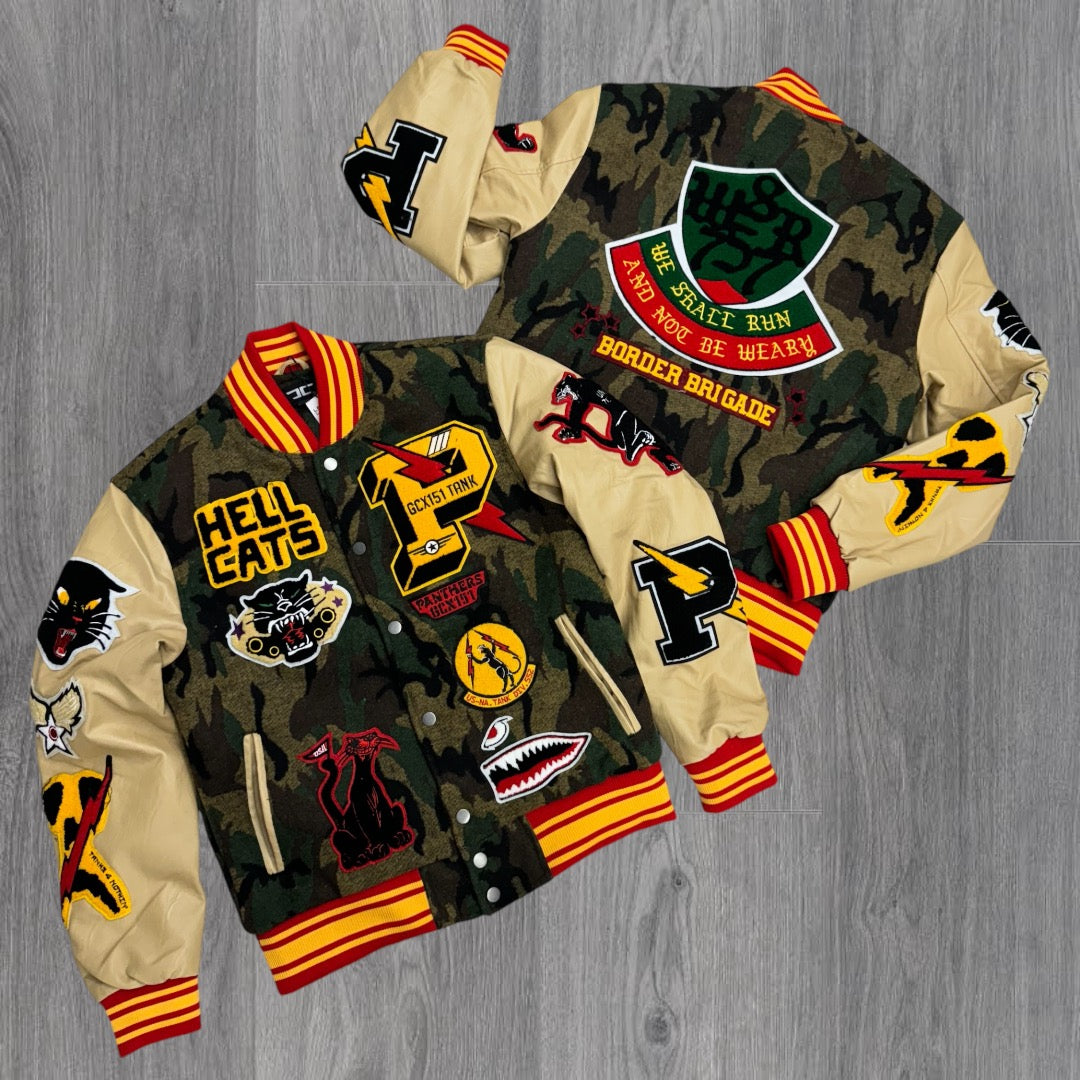 JC Hellcat Varsity Jacket Vintage Camo 91646