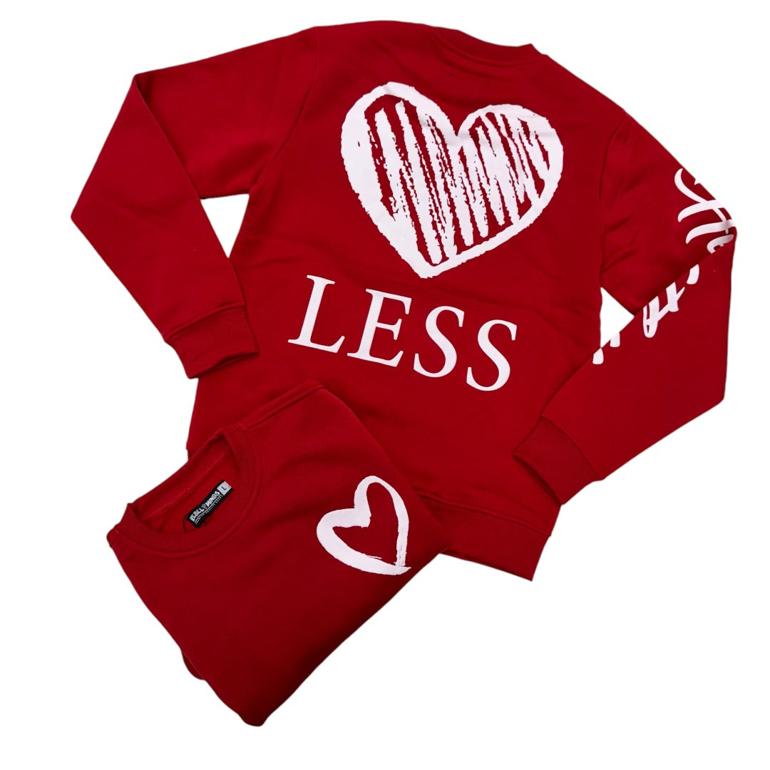 Heartless Crew Sweatshirt Red 343